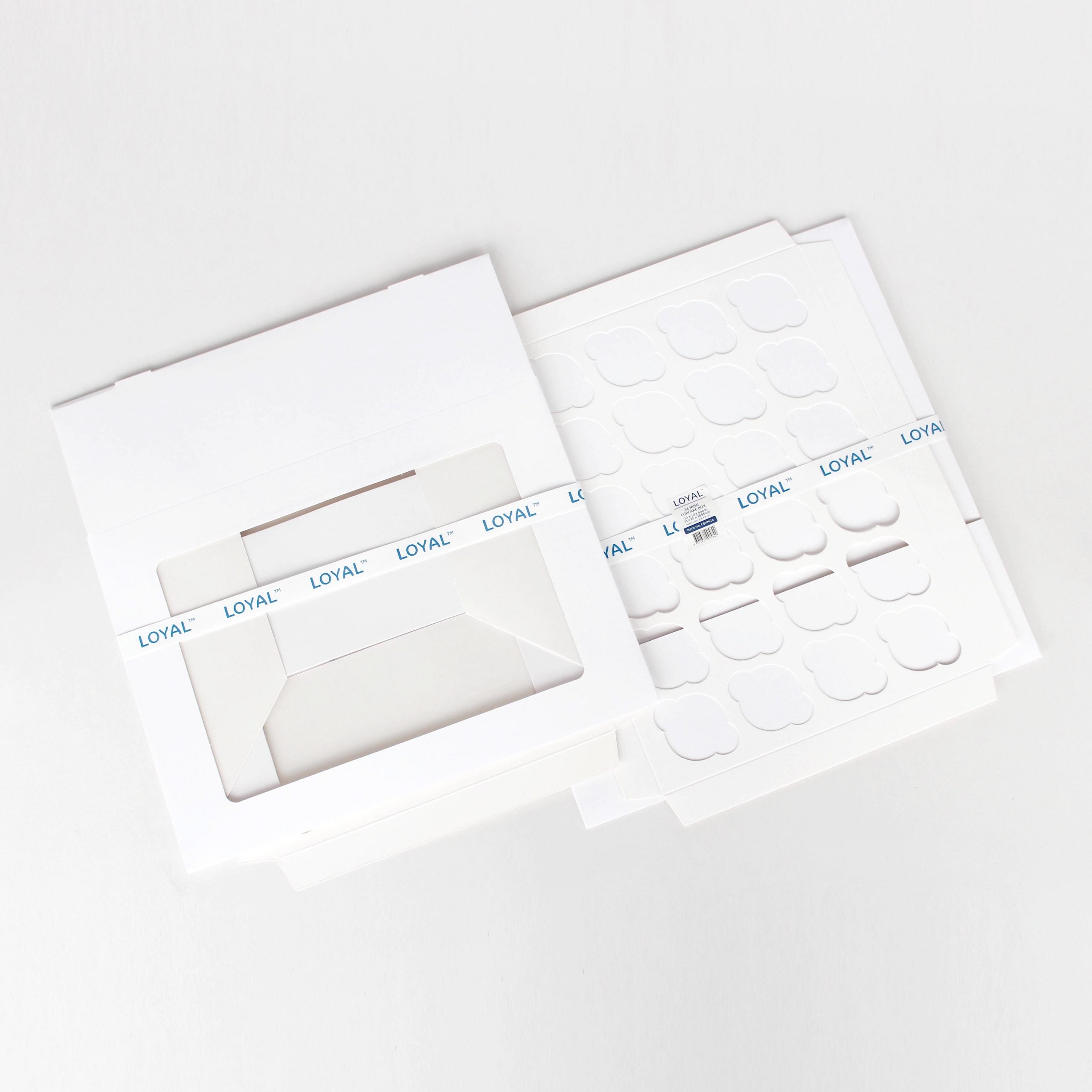 LOYAL Mini Cupcake Box 24 Cavity with Insert