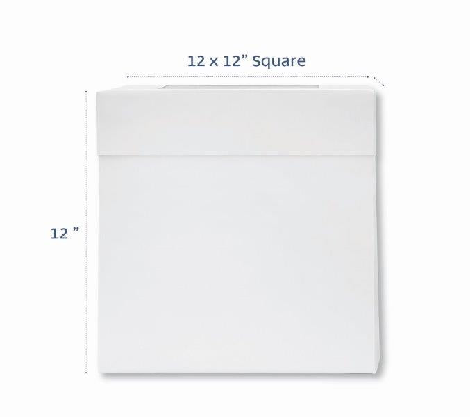 LOYAL Tall Cake Box 12" High (12x12x12")
