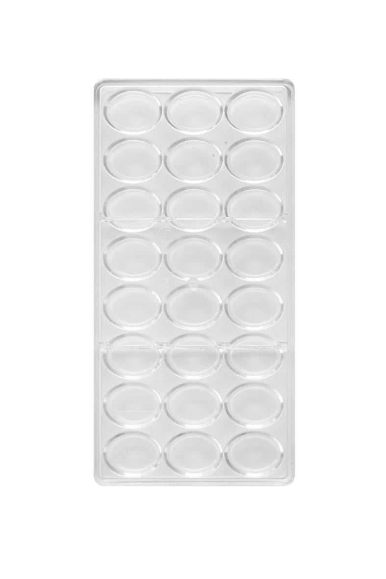 Chocolate World Oval Cassettine Praline Mould