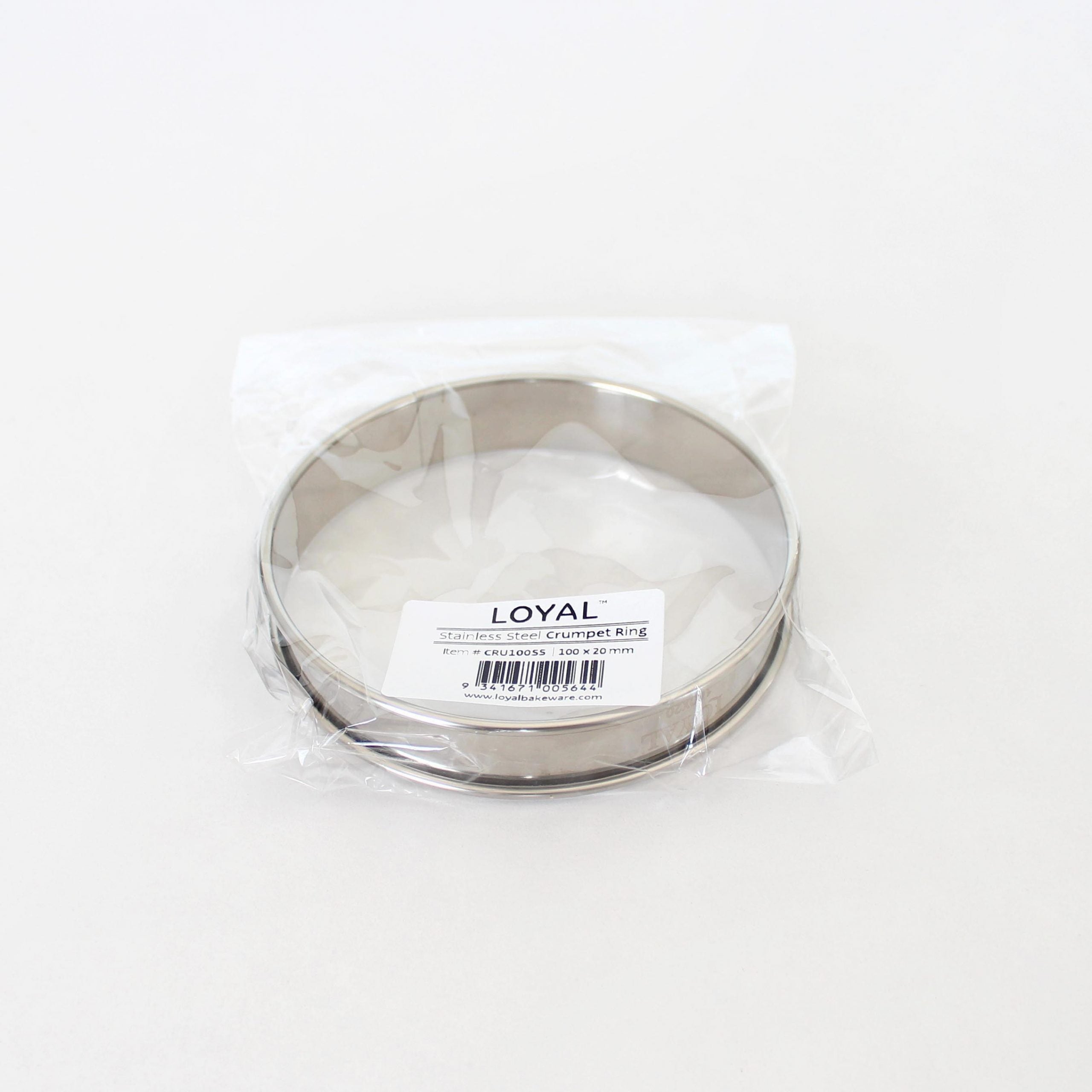 LOYAL Crumpet Ring Stainless Steel 100mm