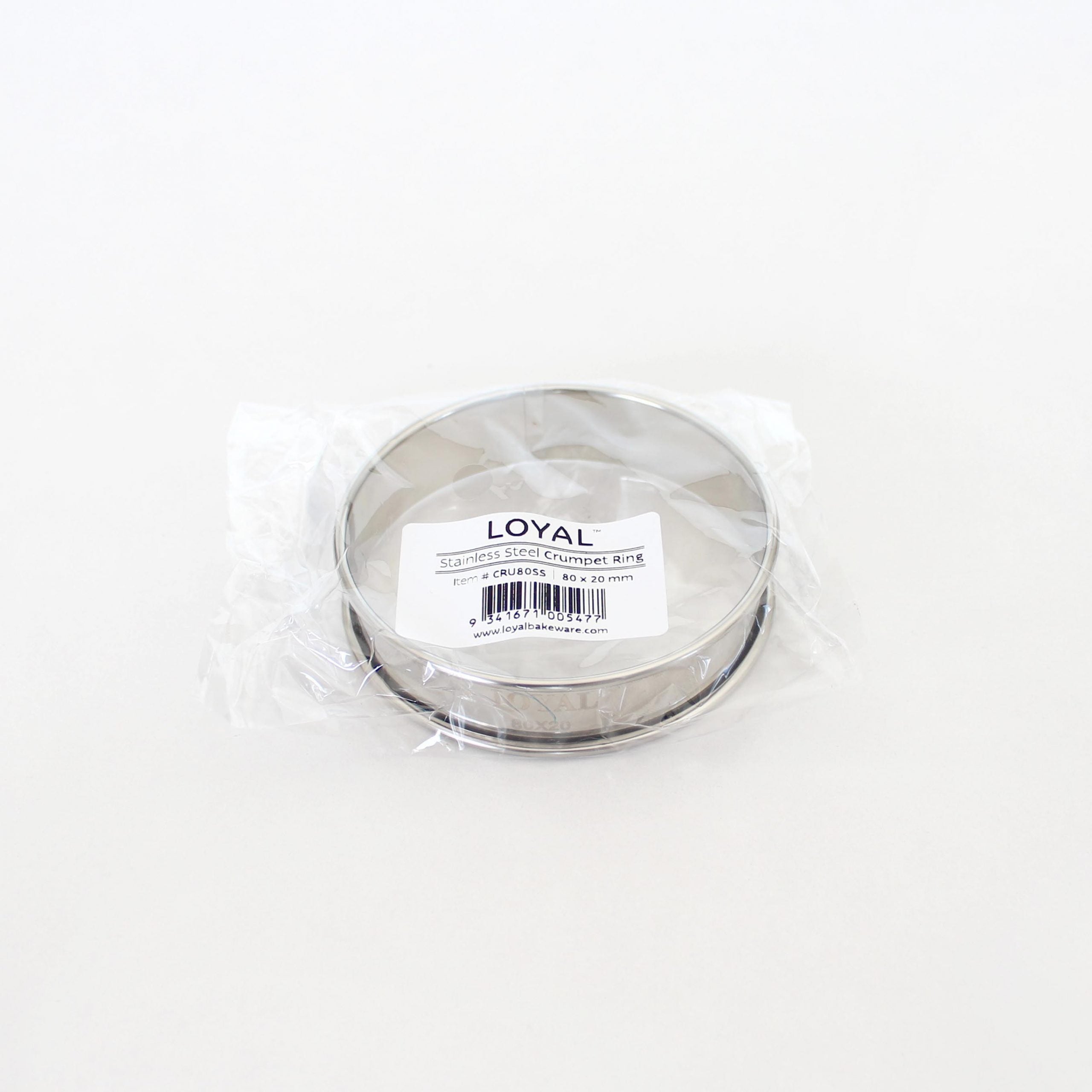 LOYAL Crumpet Ring Stainless Steel 80mm