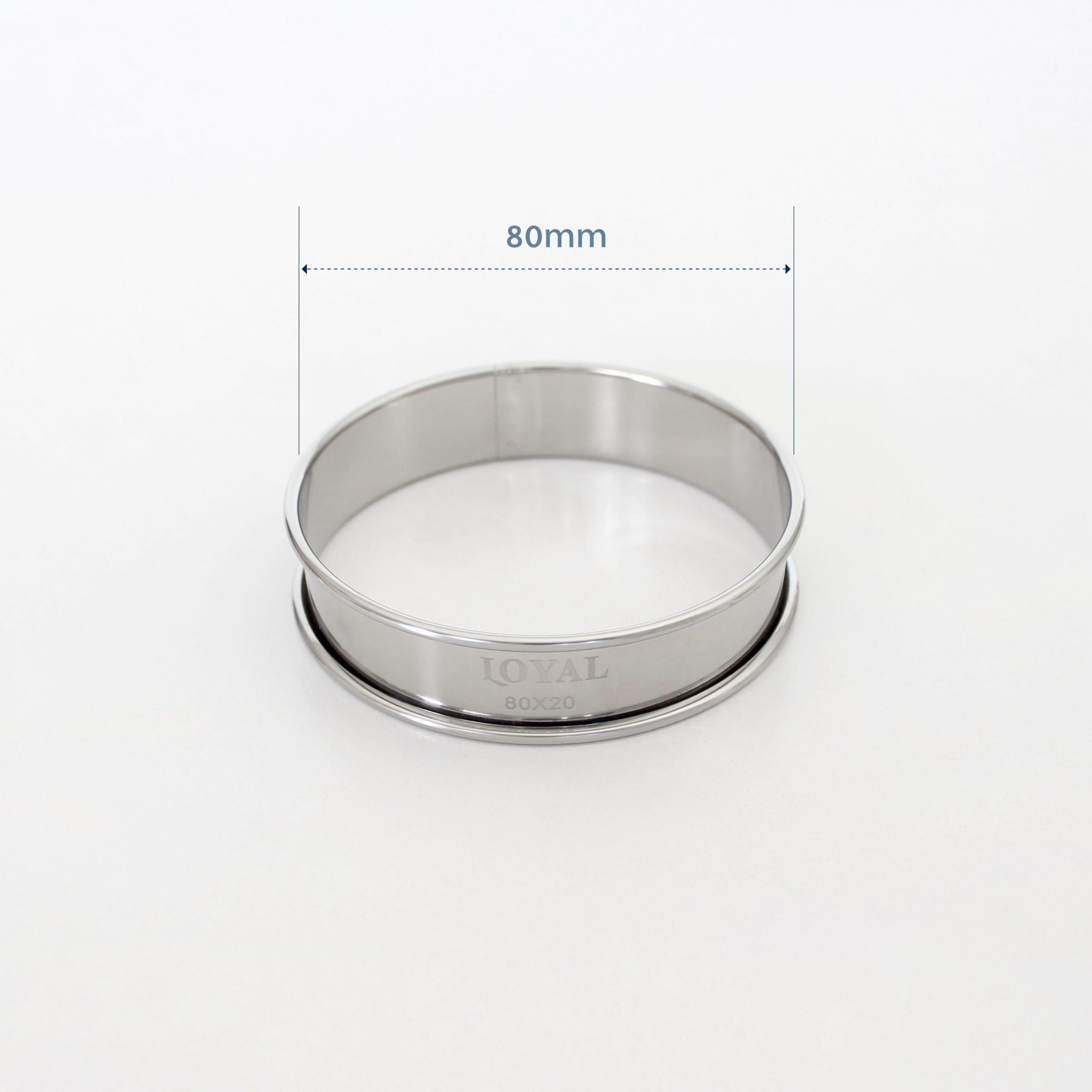 LOYAL Crumpet Ring Stainless Steel 80mm