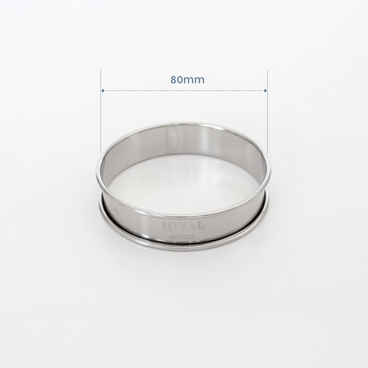 LOYAL Crumpet Ring Stainless Steel 80mm