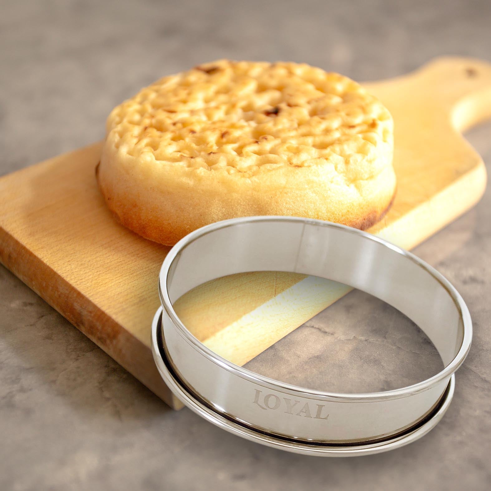 LOYAL Crumpet Ring Stainless Steel 80mm