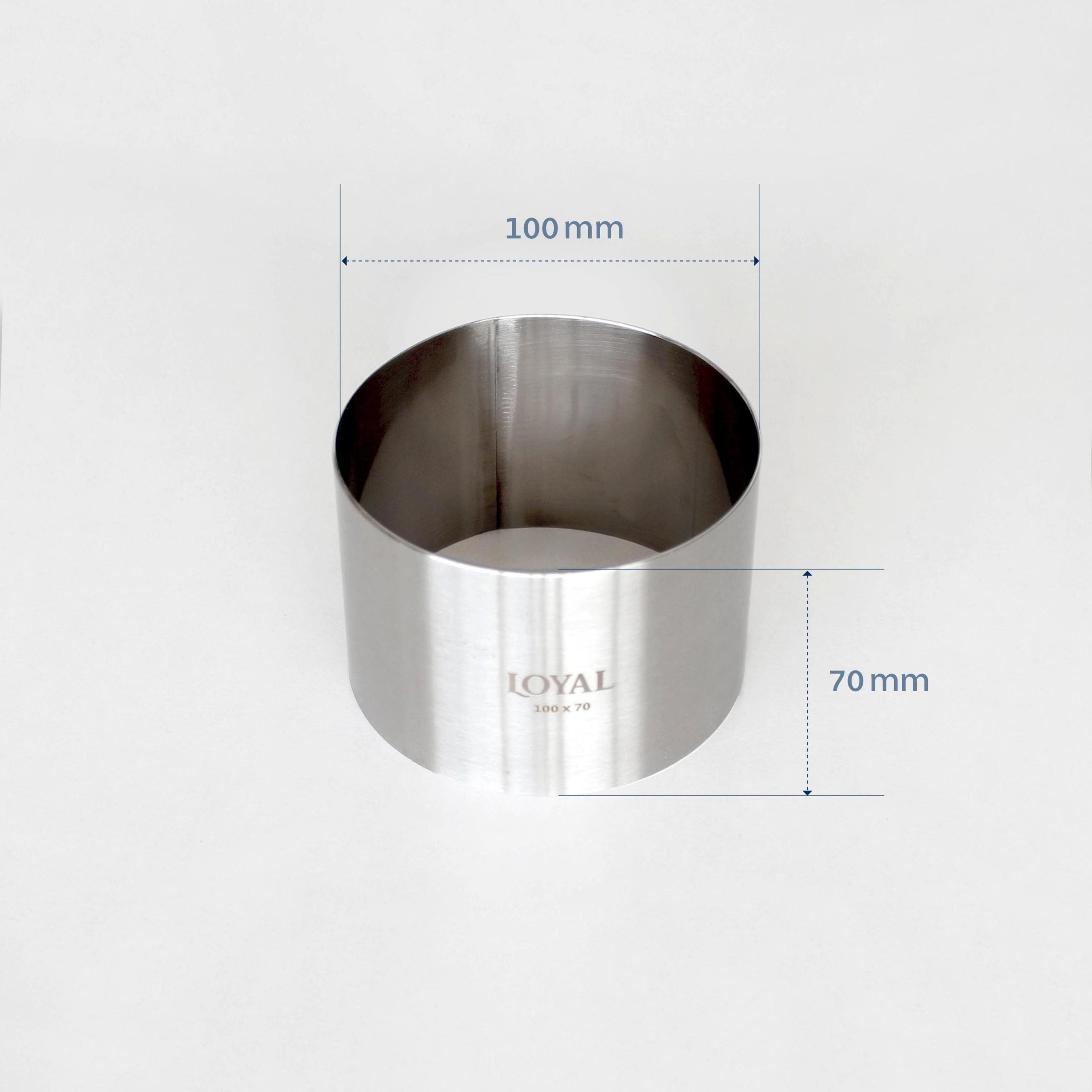 LOYAL Food Stacker Ring Stainless Steel 100mm