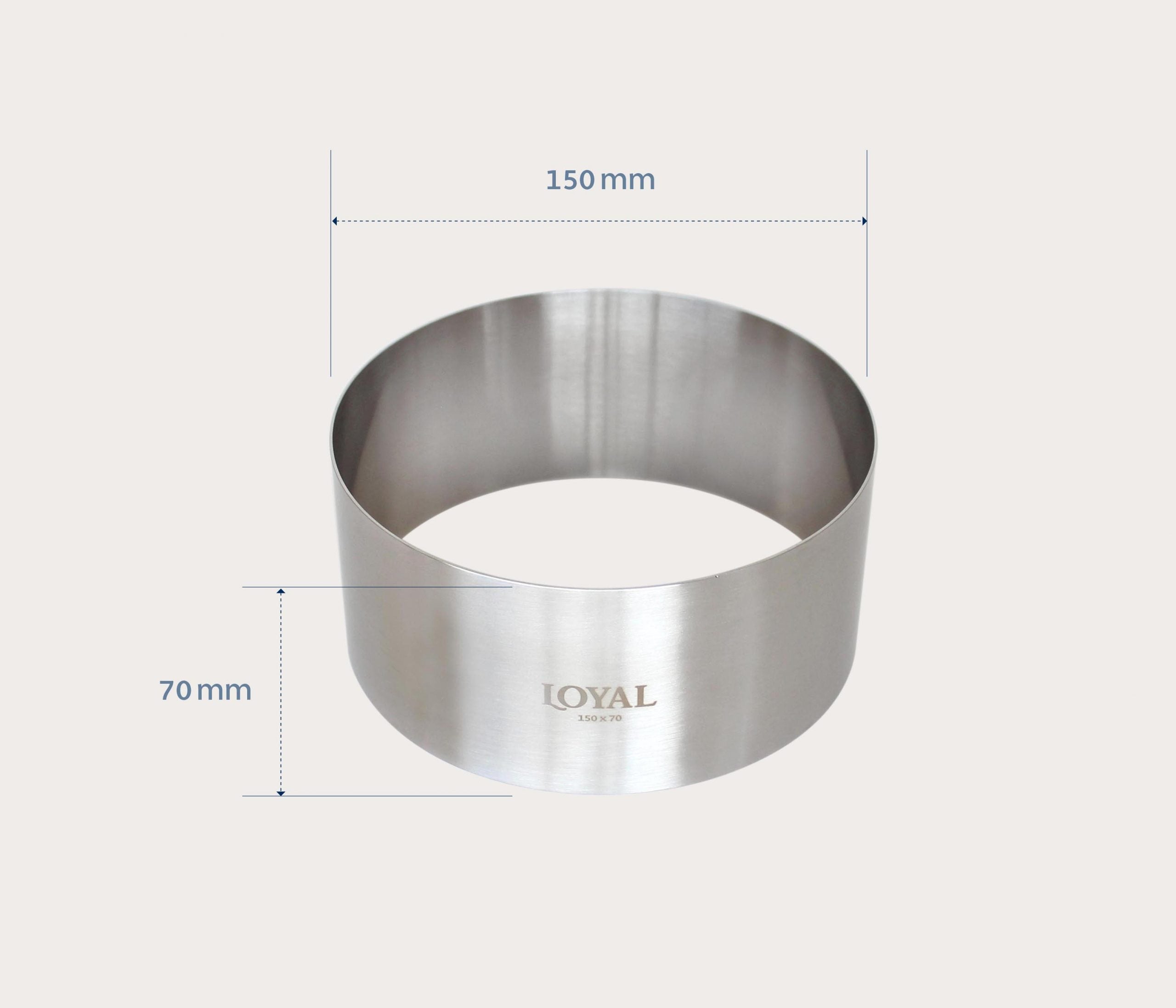 LOYAL Food Stacker Ring Stainless Steel 150mm