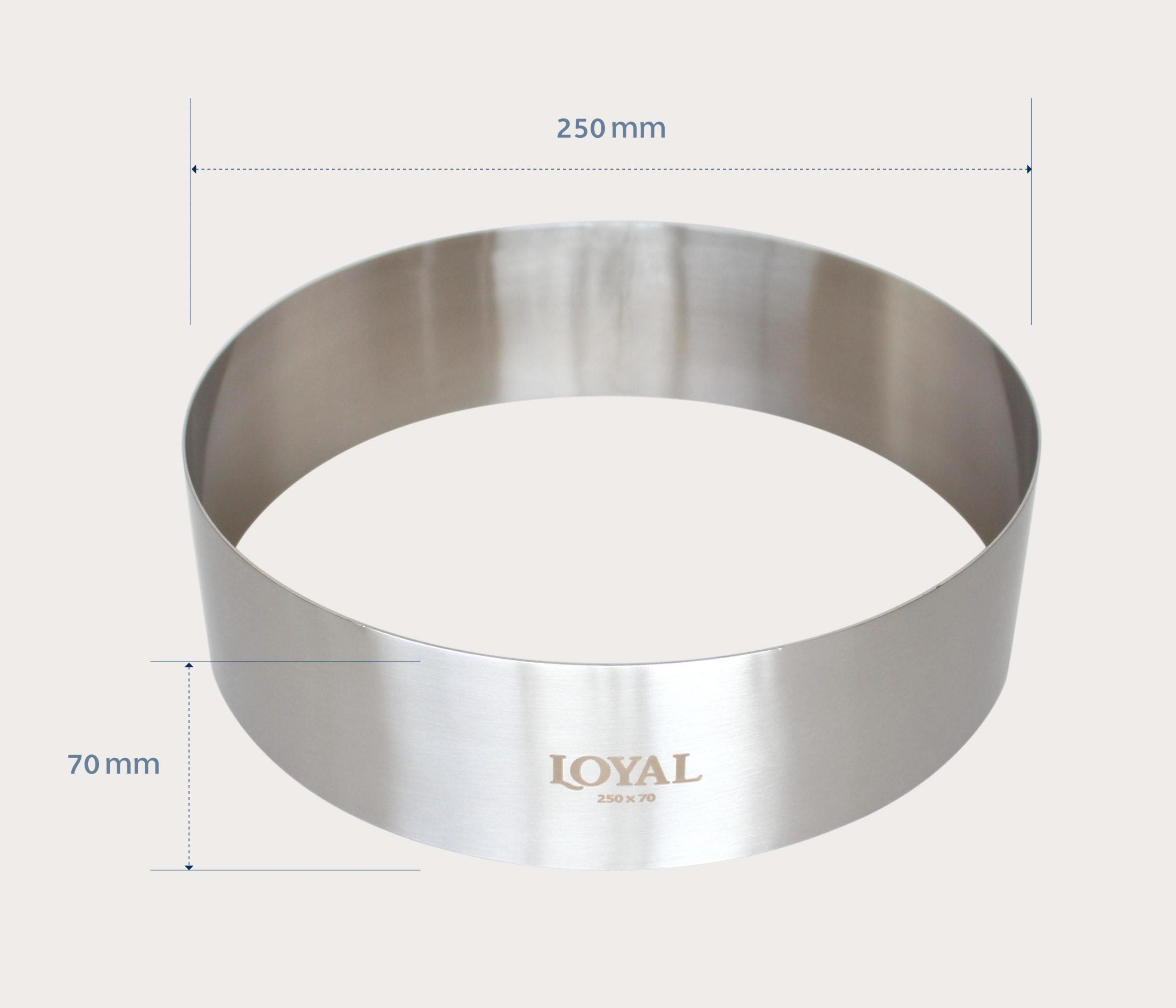 LOYAL Food Stacker Ring Stainless Steel 250mm