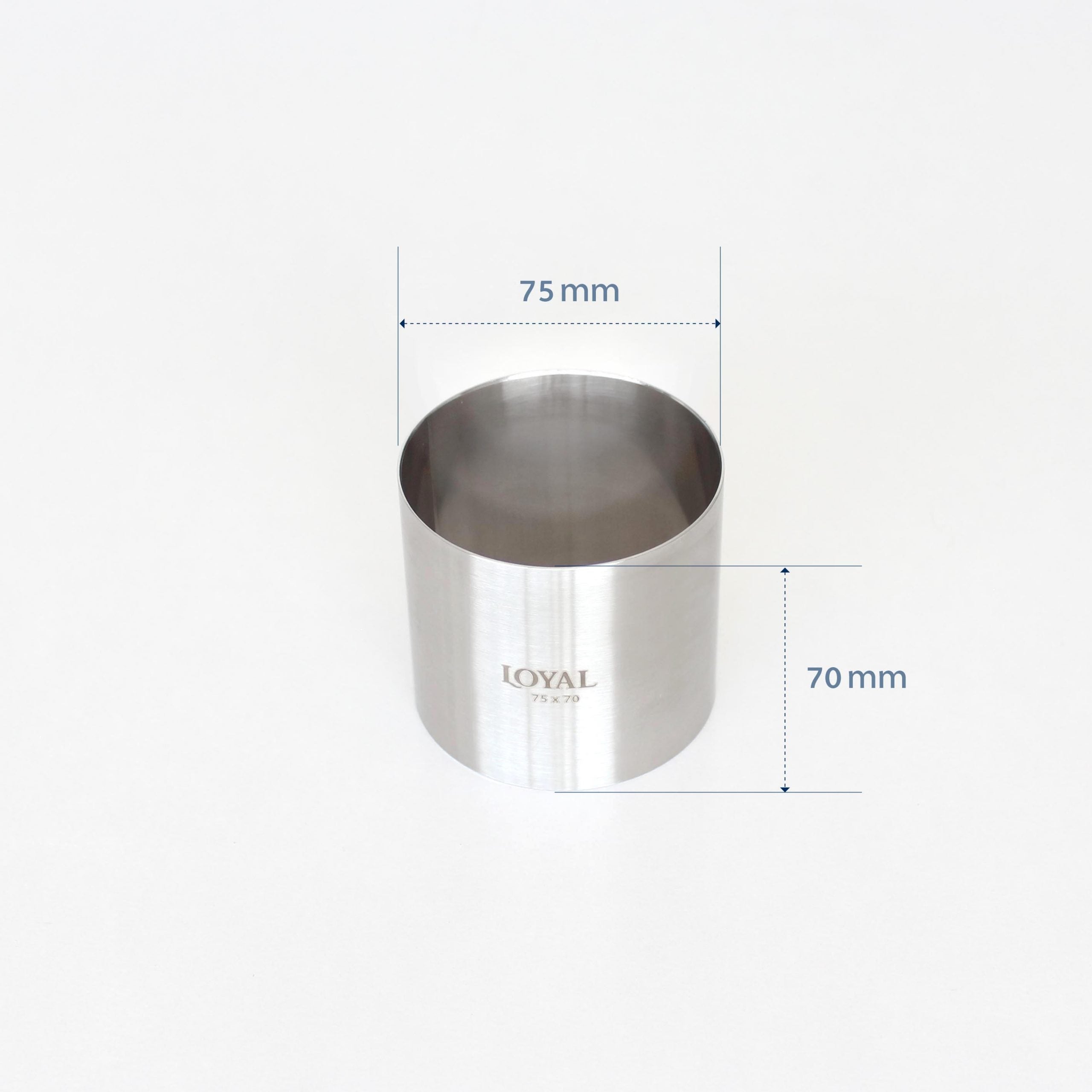 LOYAL Food Stacker Ring Stainless Steel 75mm