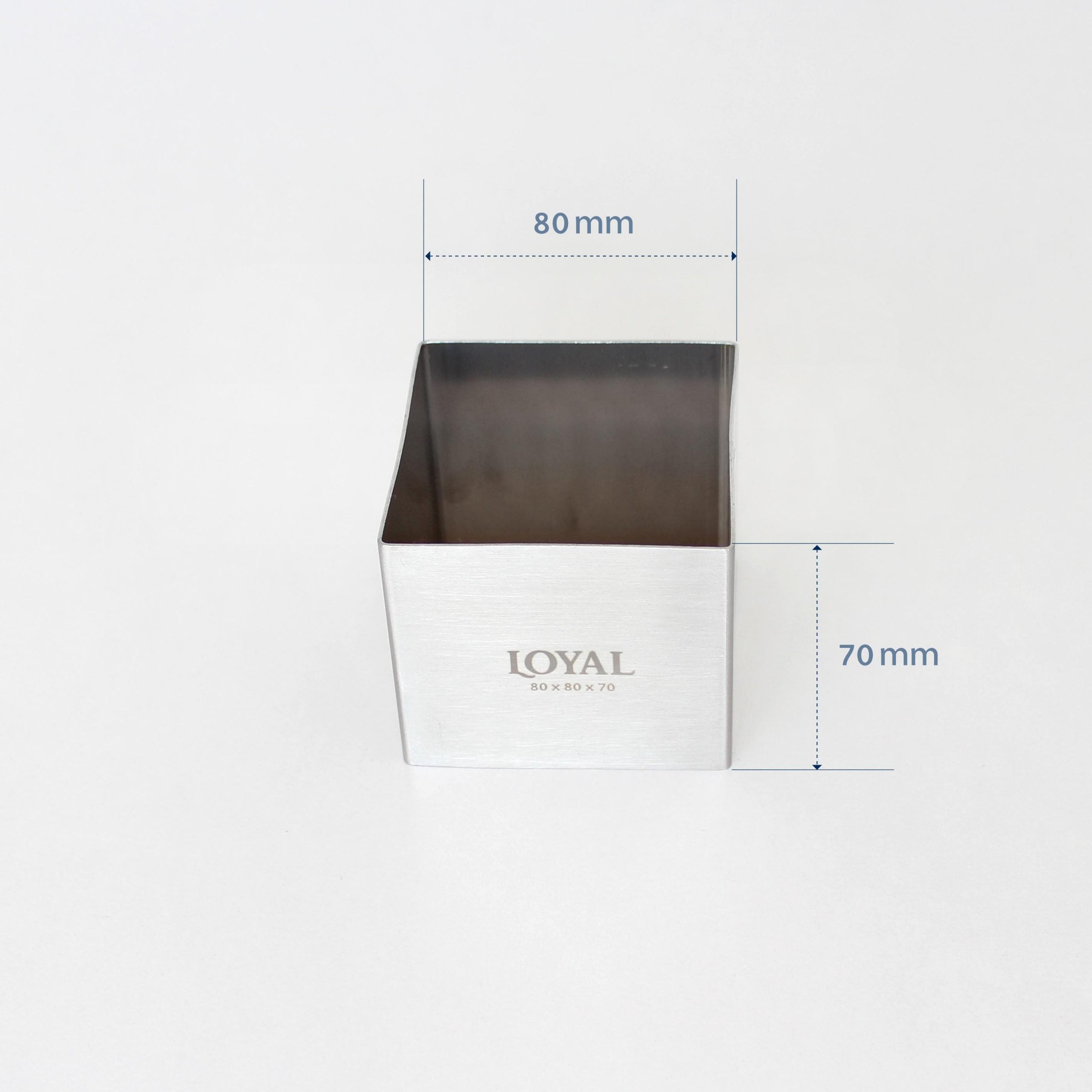 LOYAL Food Stacker Ring Stainless Steel 80mm