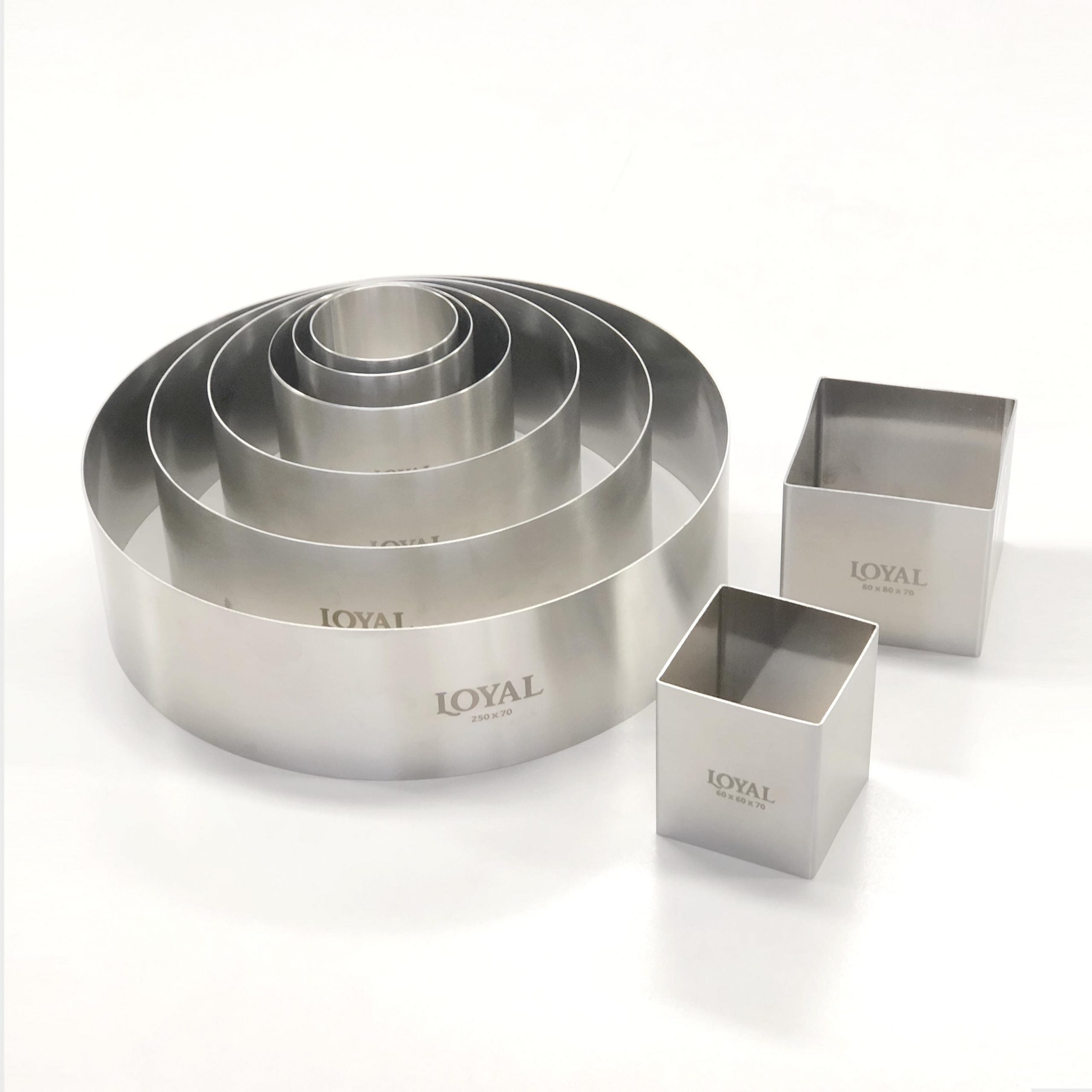 LOYAL Food Stacker Ring Stainless Steel 65mm