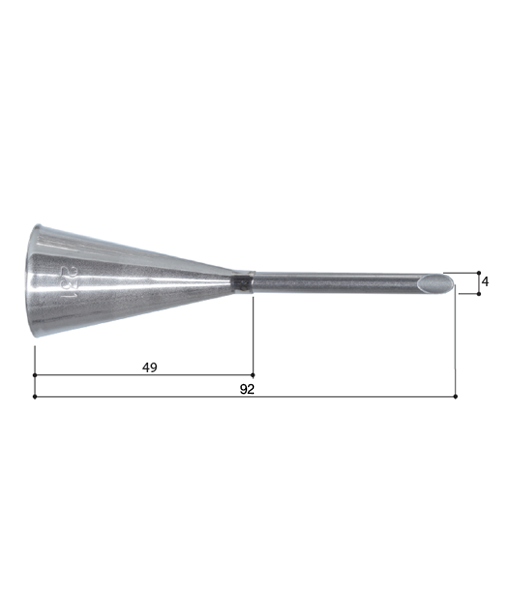LOYAL Piping Tip No. 231 Bismarck Stainless Steel