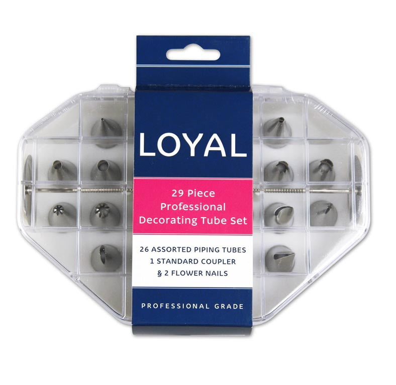 LOYAL Piping Tip Set 29 Piece Stainless Steel