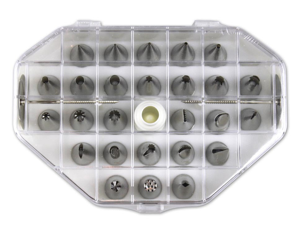 LOYAL Piping Tip Set 29 Piece Stainless Steel