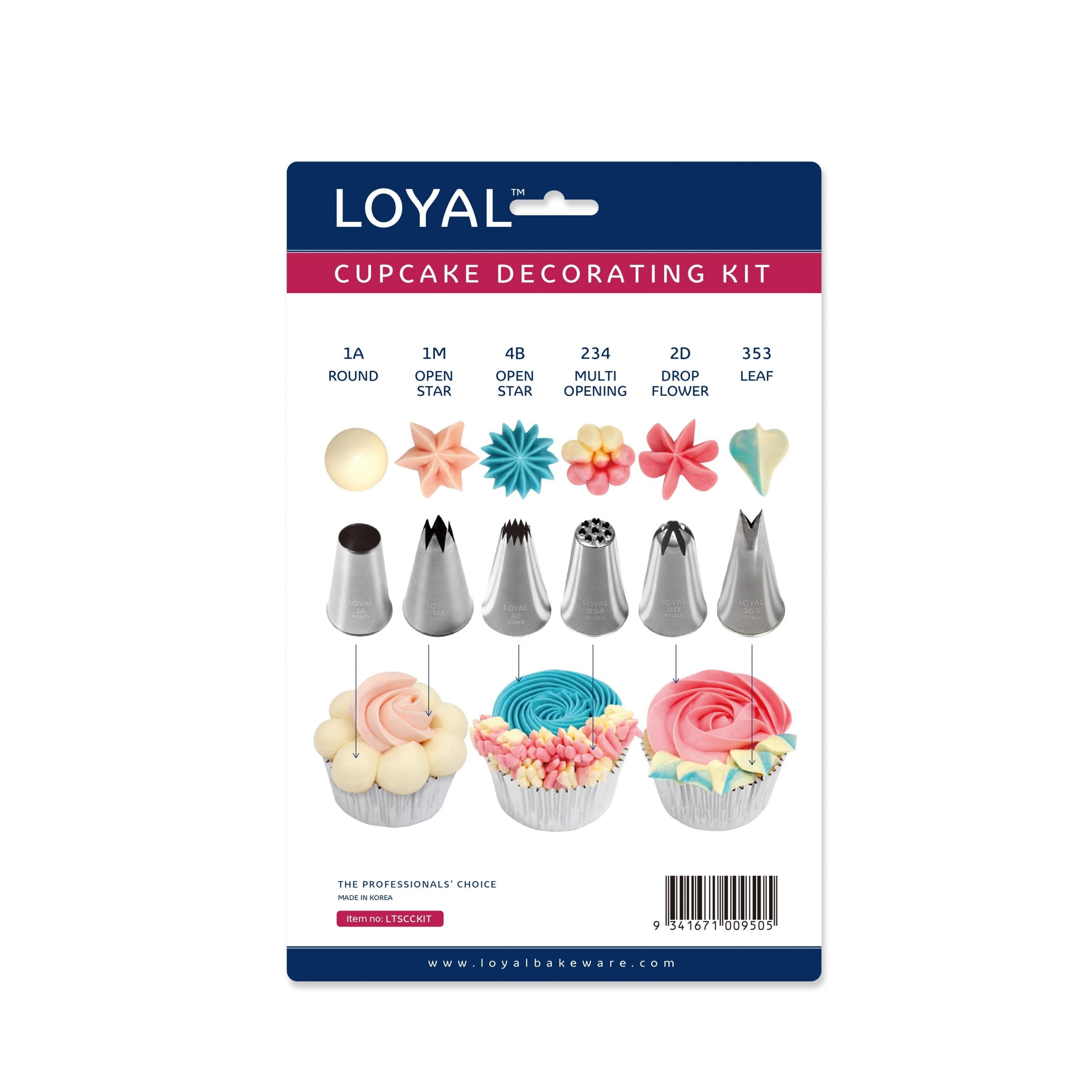 LOYAL Cupcake Kit 8 Piece