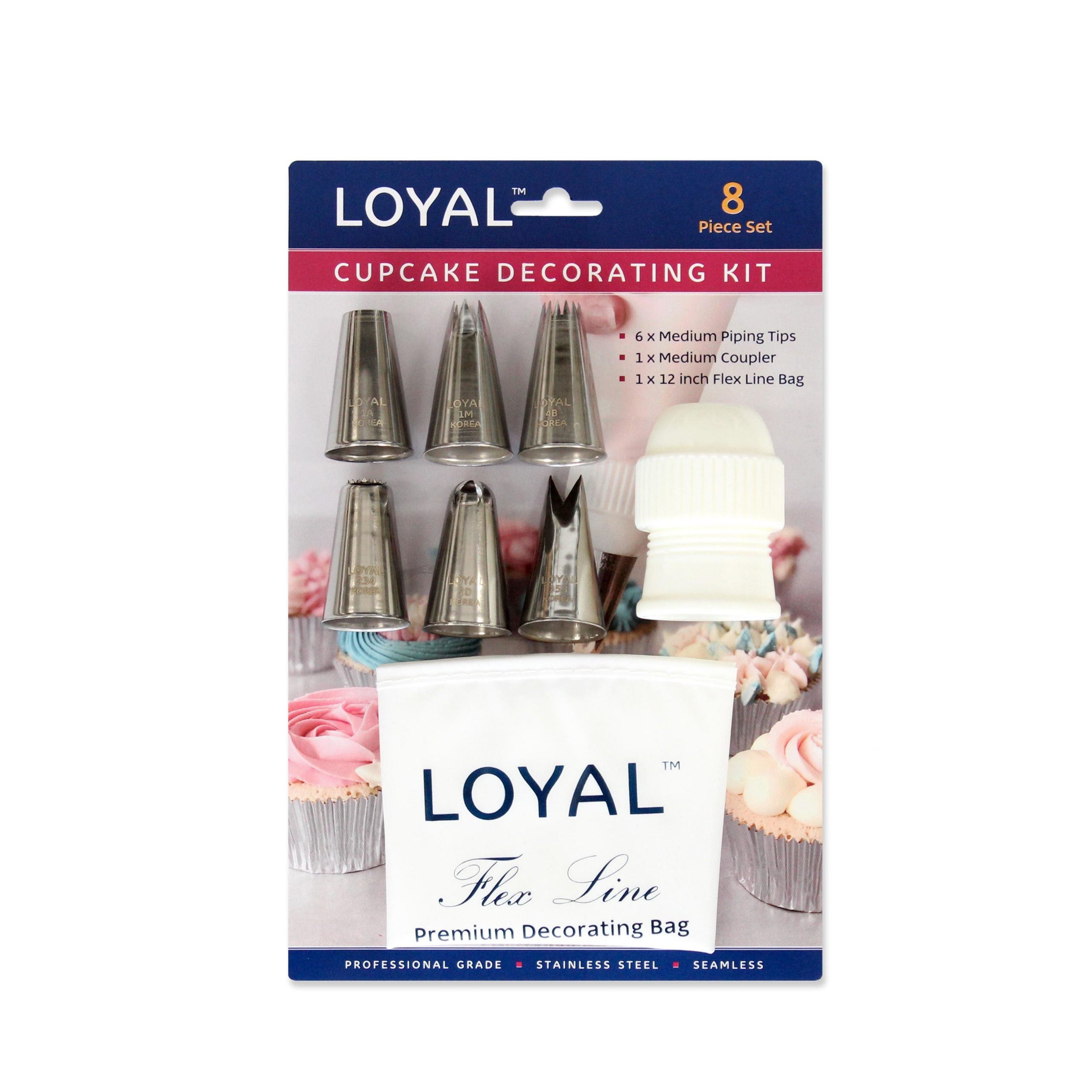 LOYAL Cupcake Kit 8 Piece