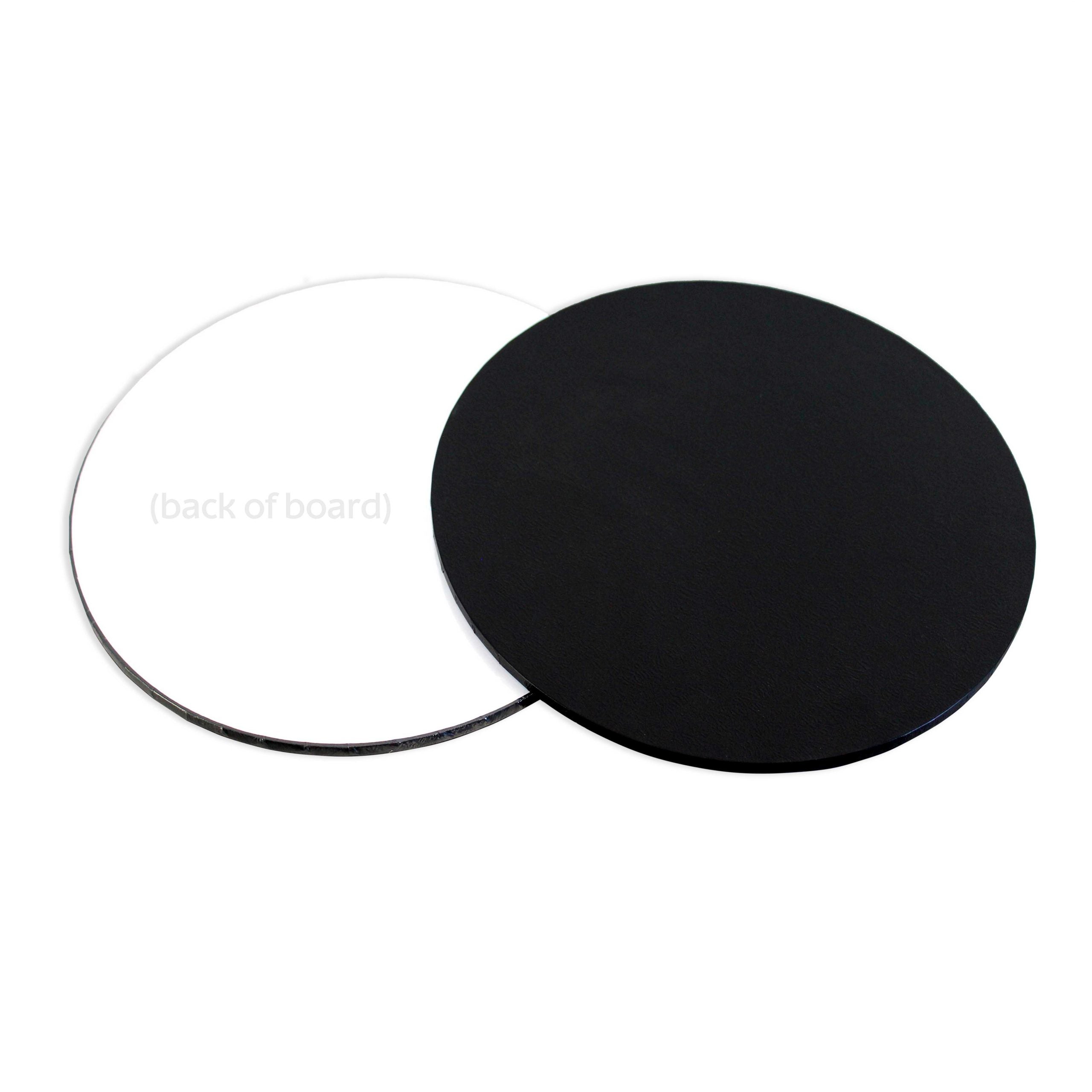 LOYAL Masonite Cake Board Round Black 6 Inch / 15cm