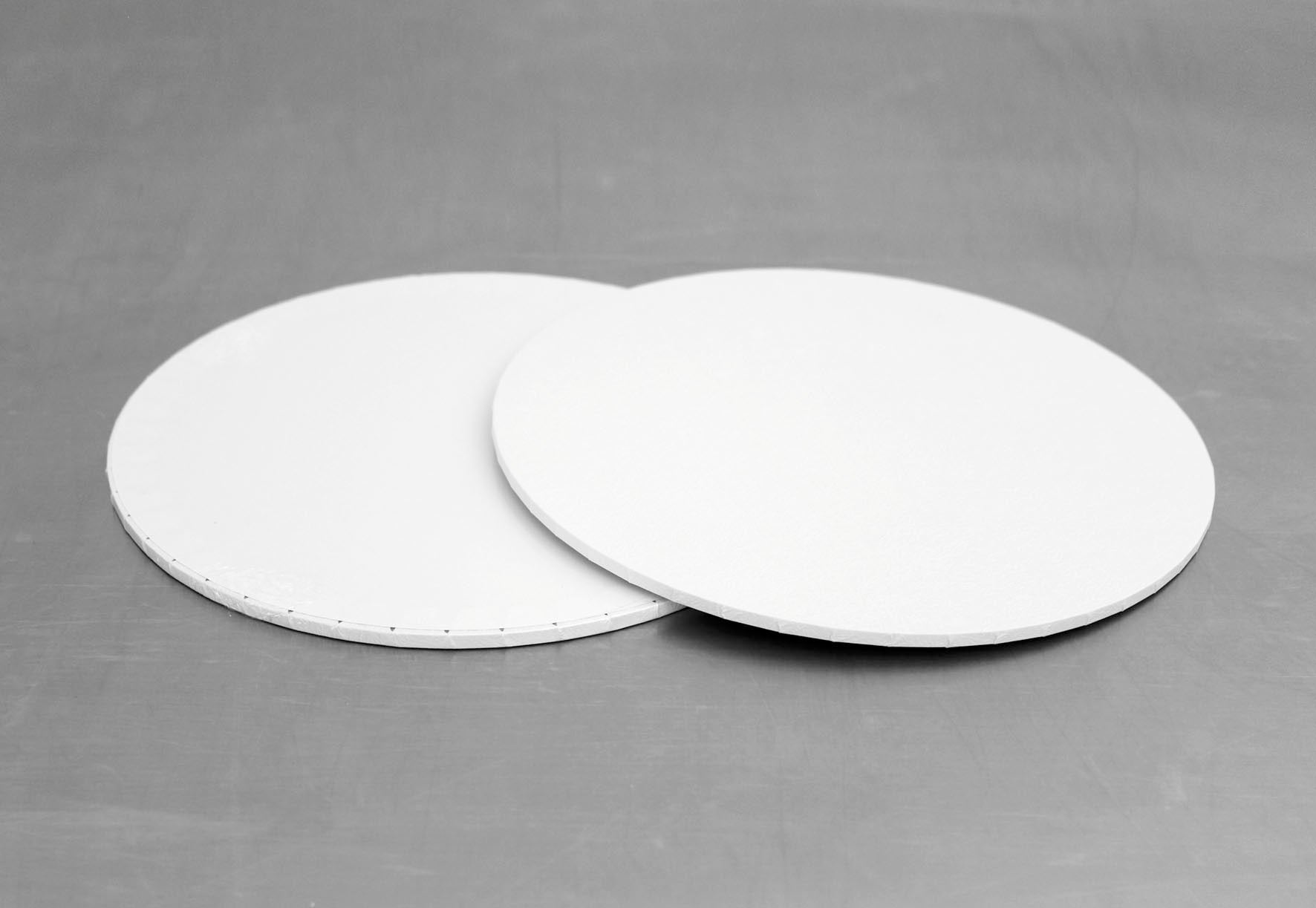LOYAL 12in/30cm Round White Masonite Cake Board 5mm (25 Pack)