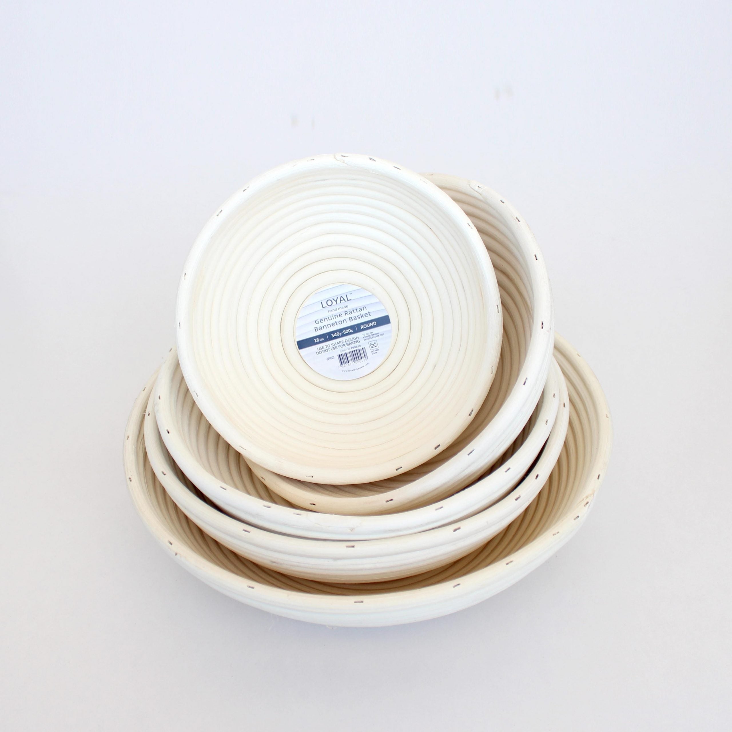 LOYAL Rattan Sourdough Banneton Proofing Basket - Round (25cm)