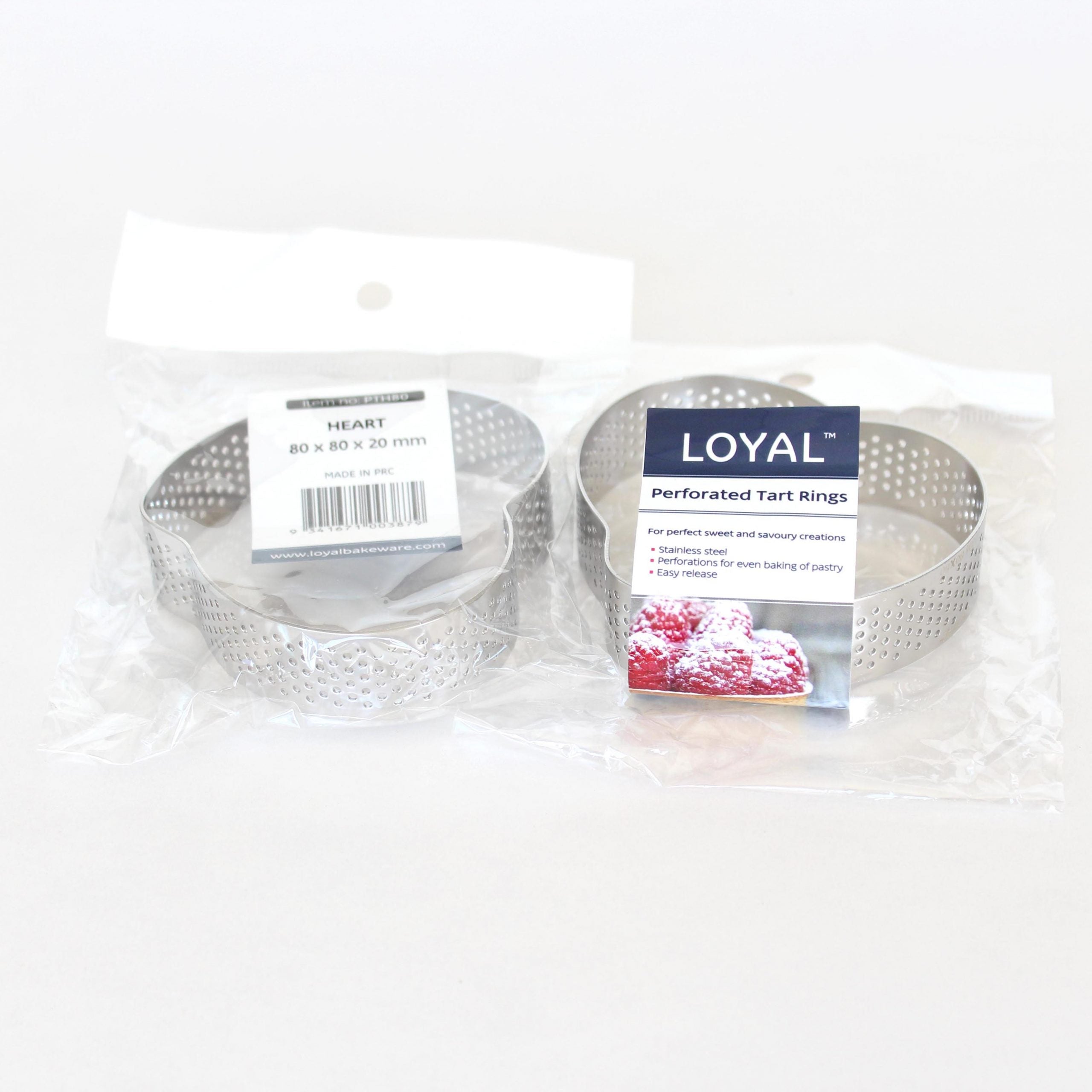 LOYAL 80mm Perforated Ring Stainless Steel