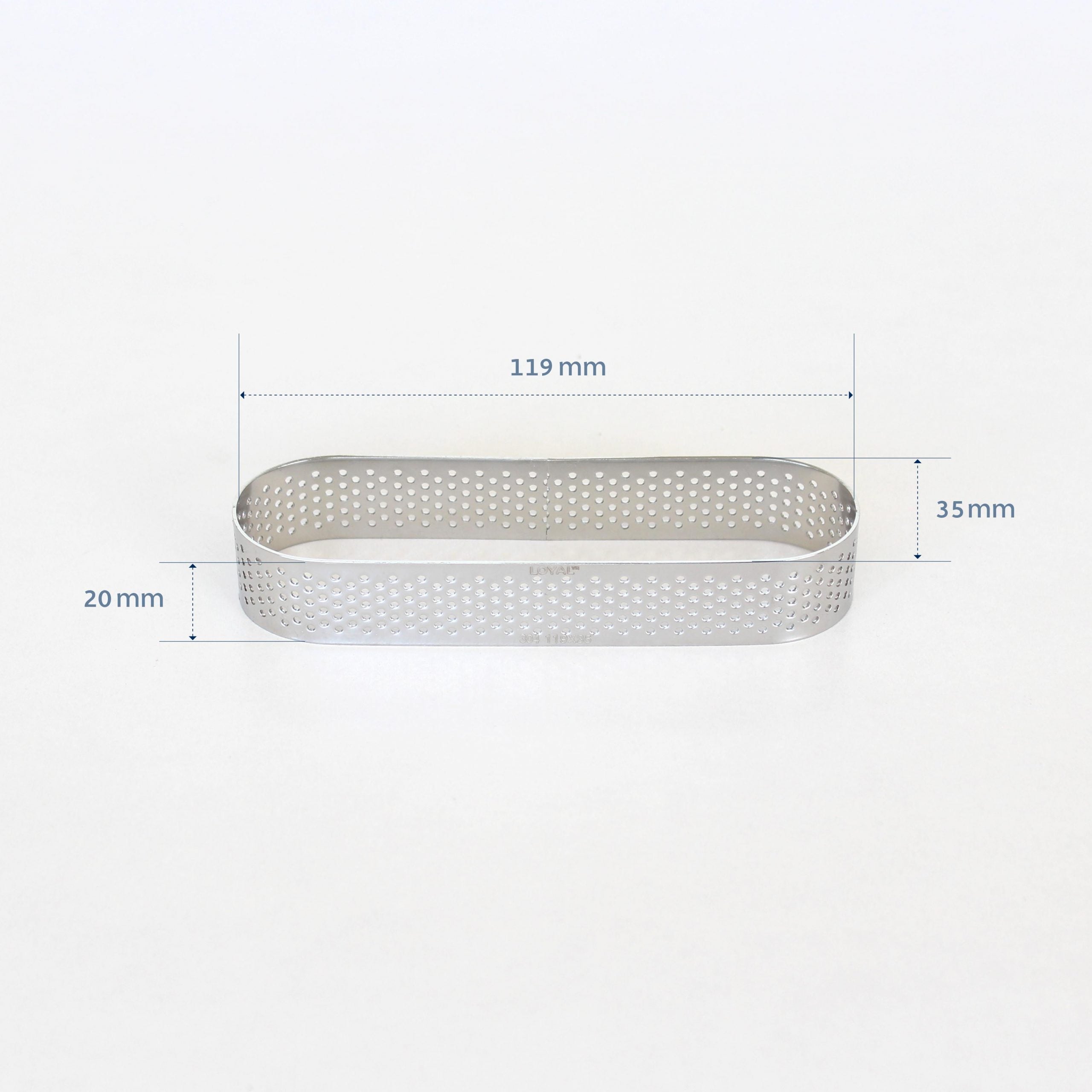LOYAL 119mm Perforated Ring Stainless Steel