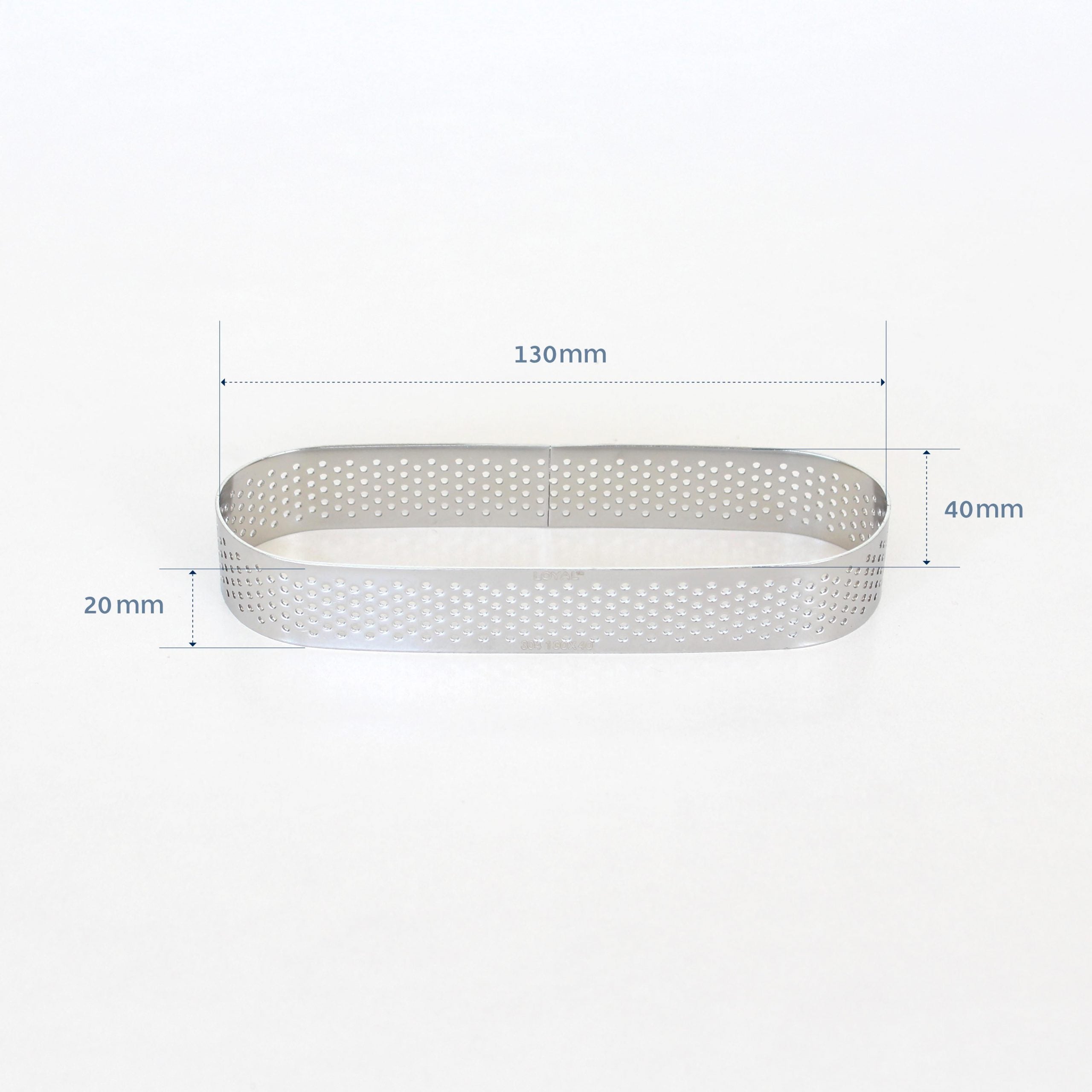 LOYAL 130mm Perforated Ring Stainless Steel