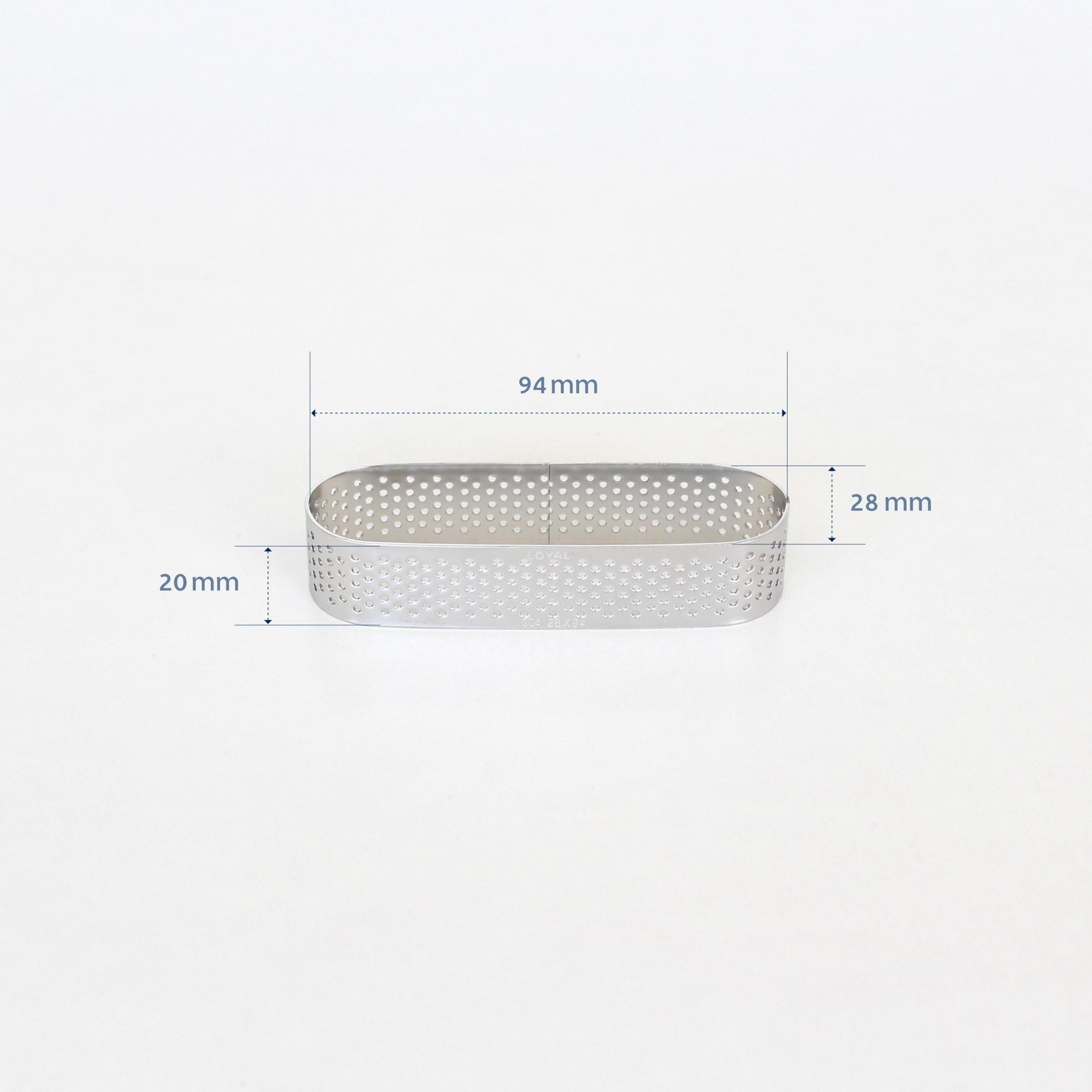 LOYAL 94mm Perforated Ring Stainless Steel