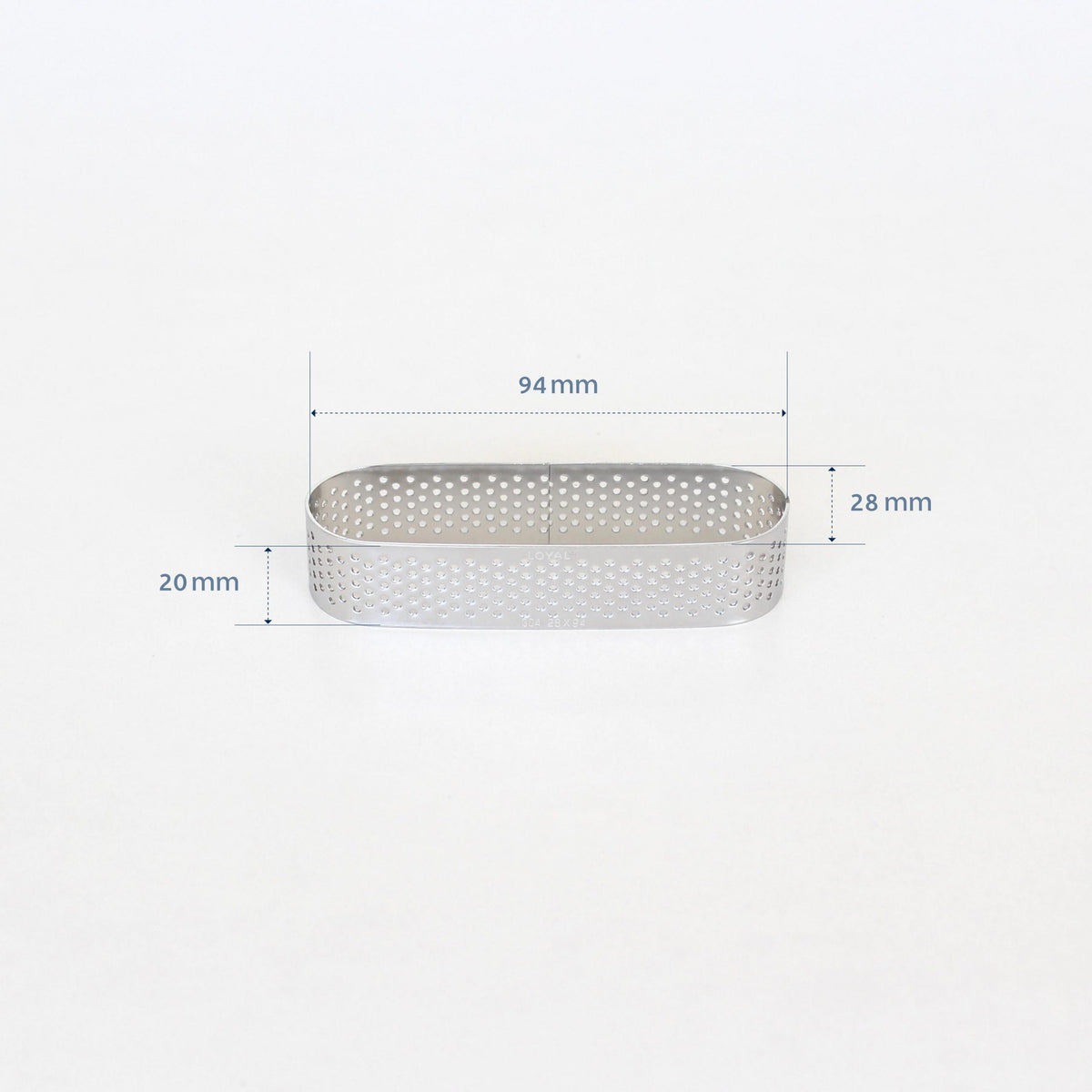 LOYAL 94mm Perforated Ring Stainless Steel