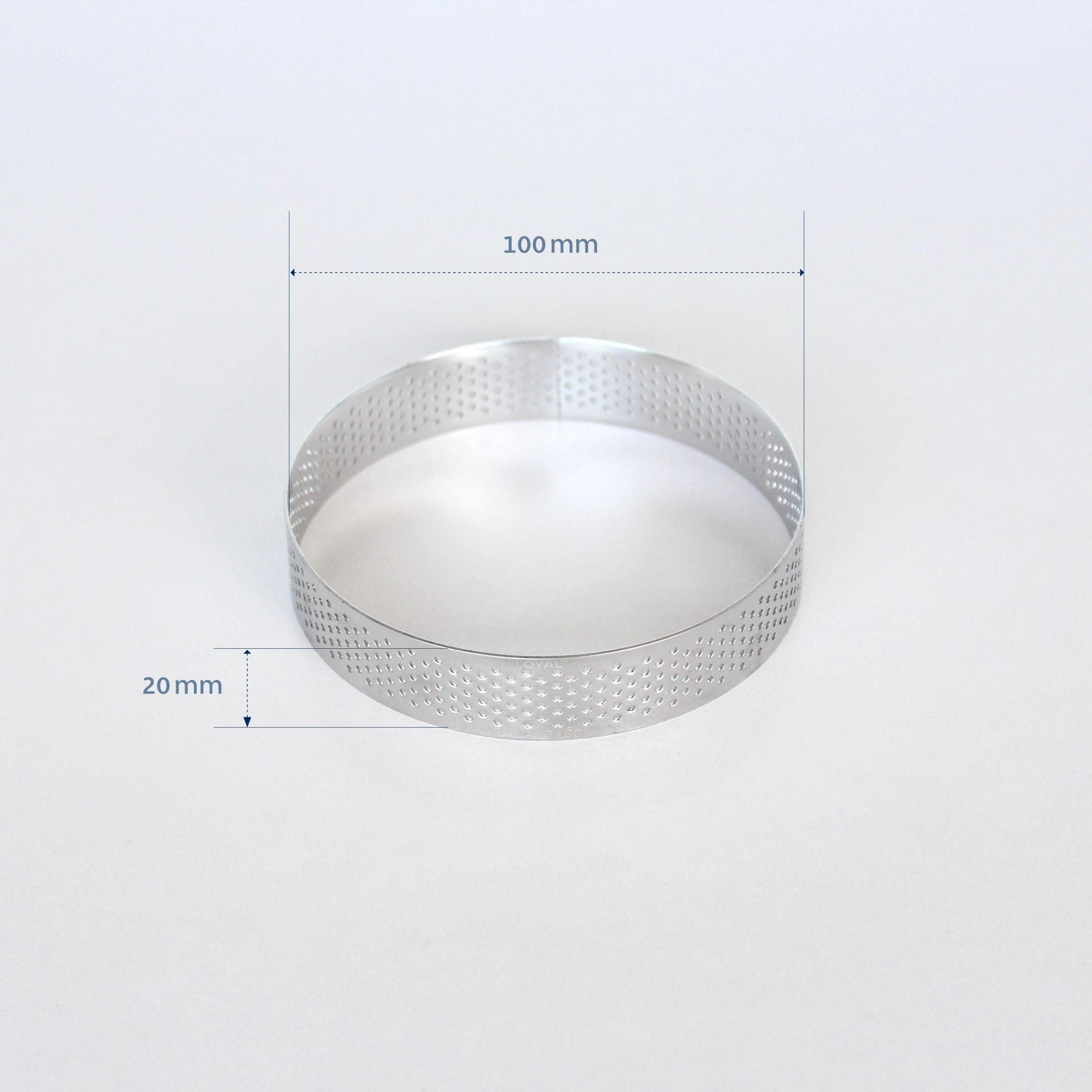 LOYAL 100mm Perforated Ring Stainless Steel