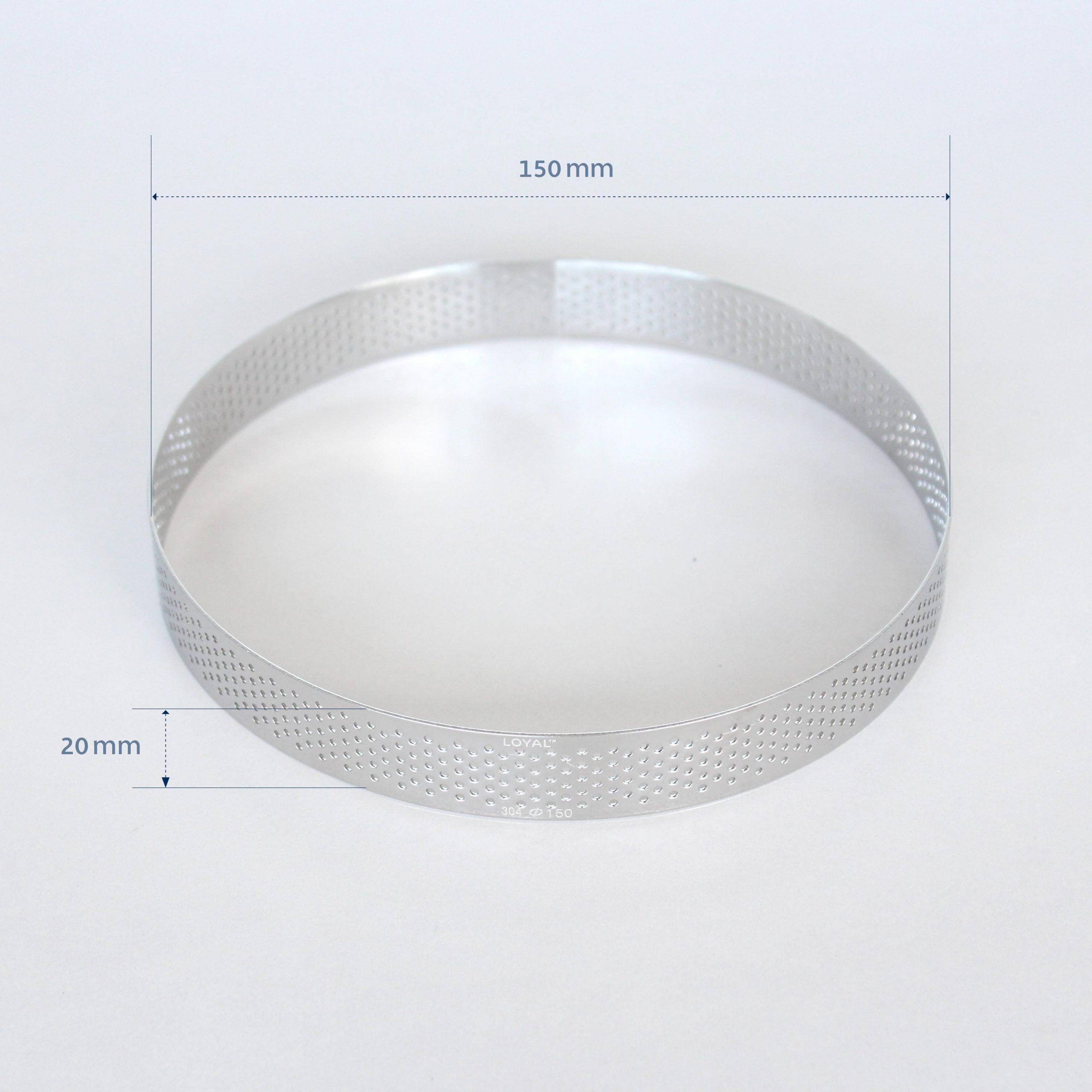 LOYAL 150mm Perforated Ring Stainless Steel