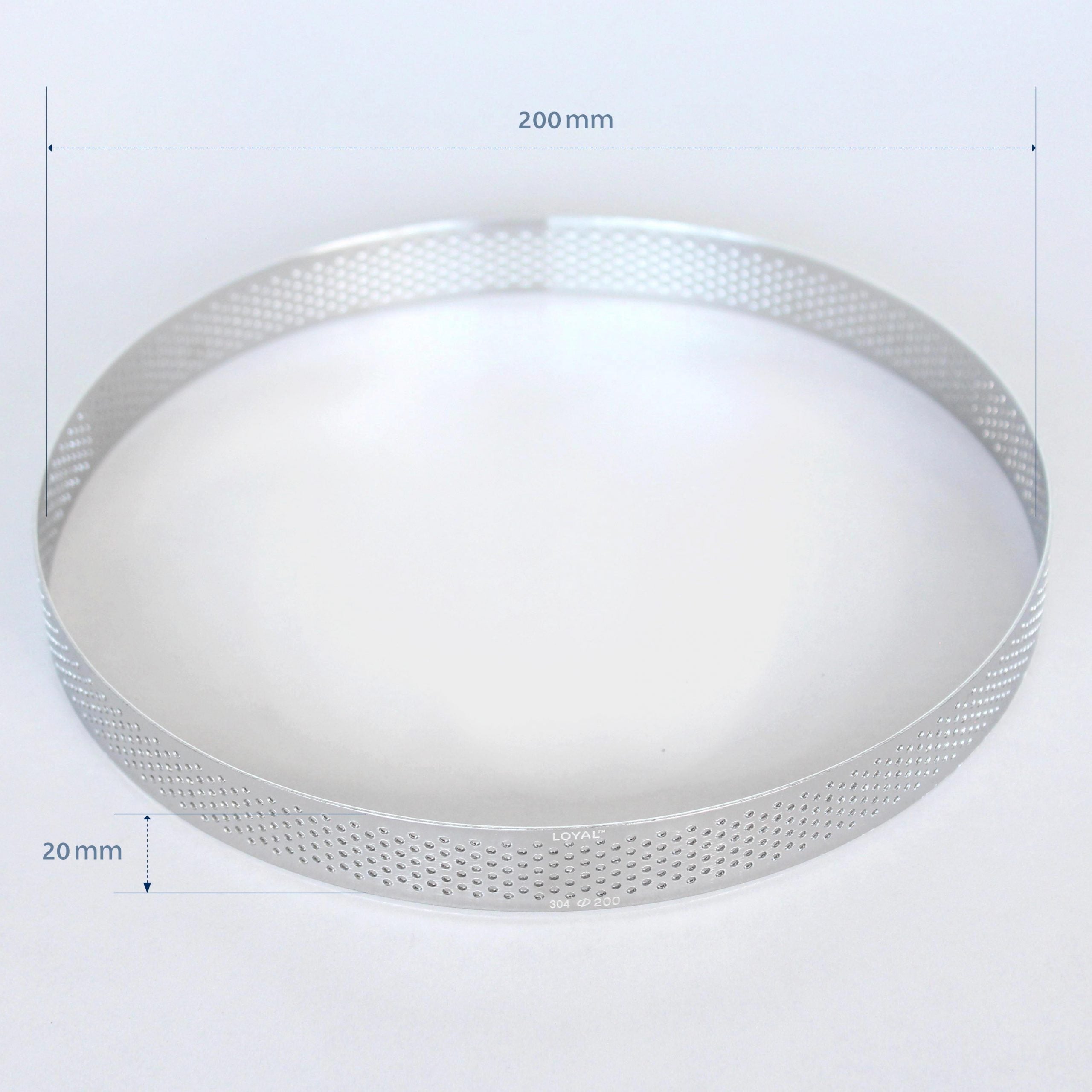 LOYAL Perforated Ring Stainless Steel 200mm