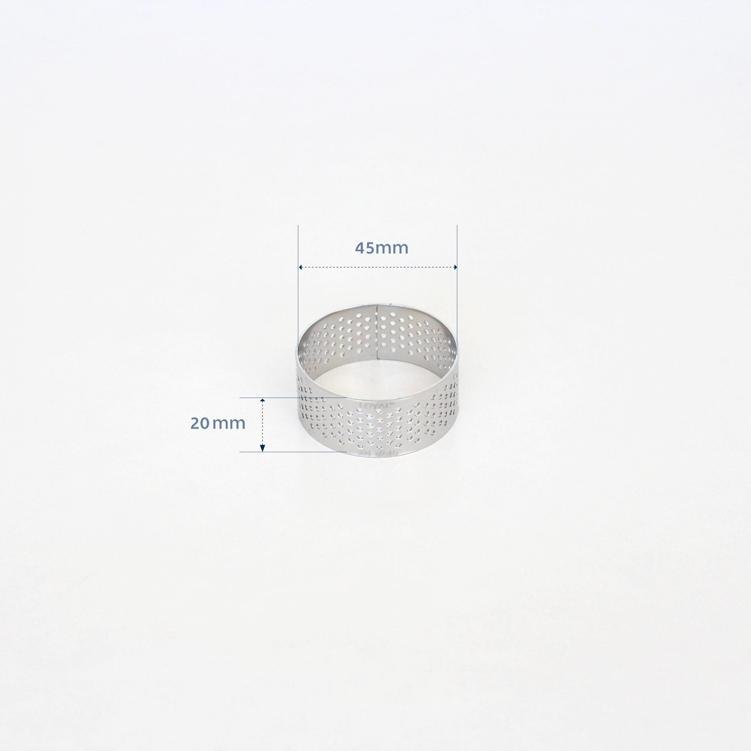 LOYAL Perforated Ring Stainless Steel 45mm