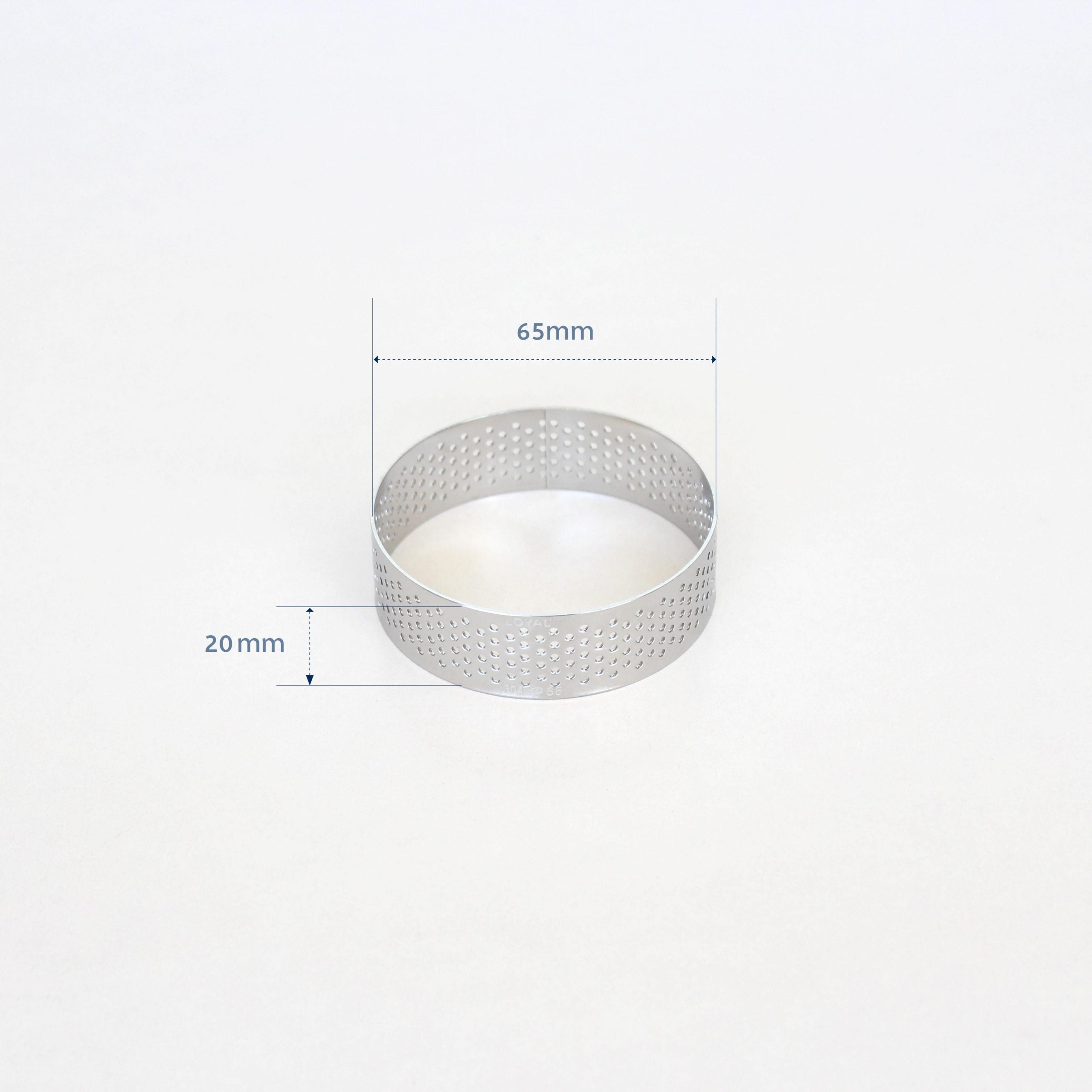 LOYAL 65mm Perforated Ring Stainless Steel