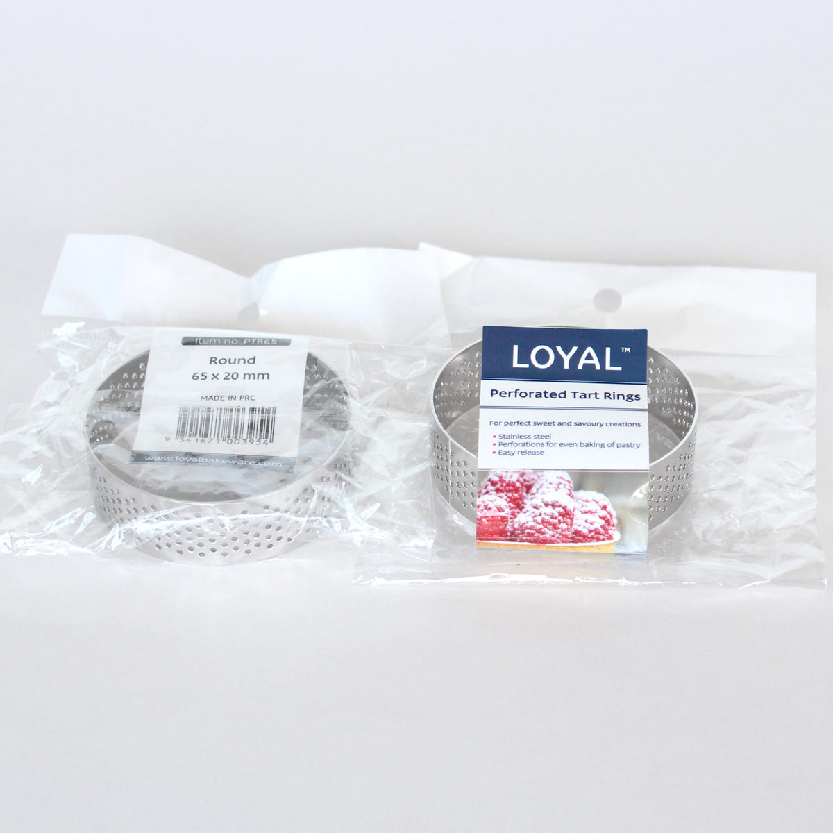 LOYAL 65mm Perforated Ring Stainless Steel