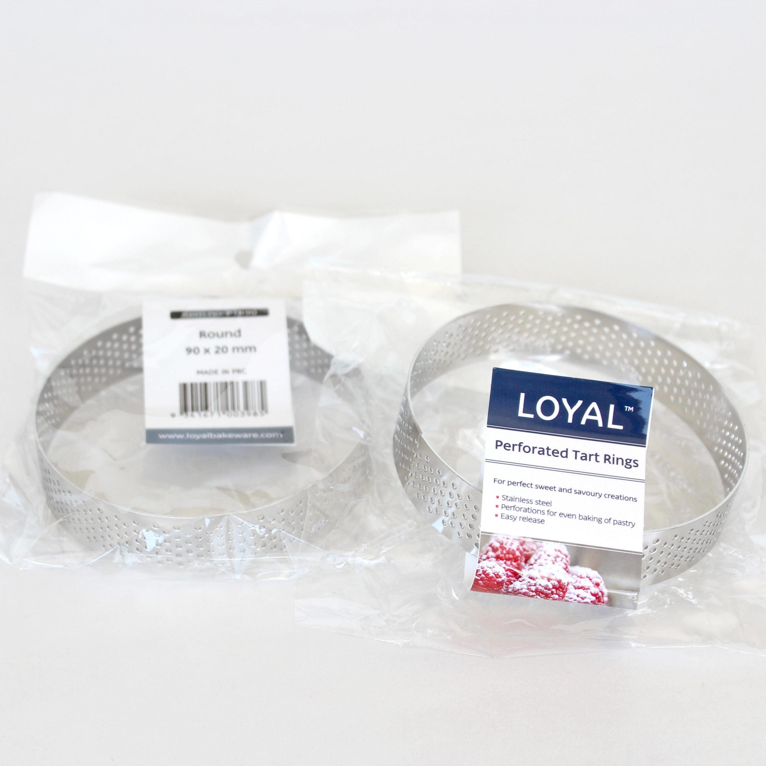 LOYAL 90mm Perforated Ring Stainless Steel