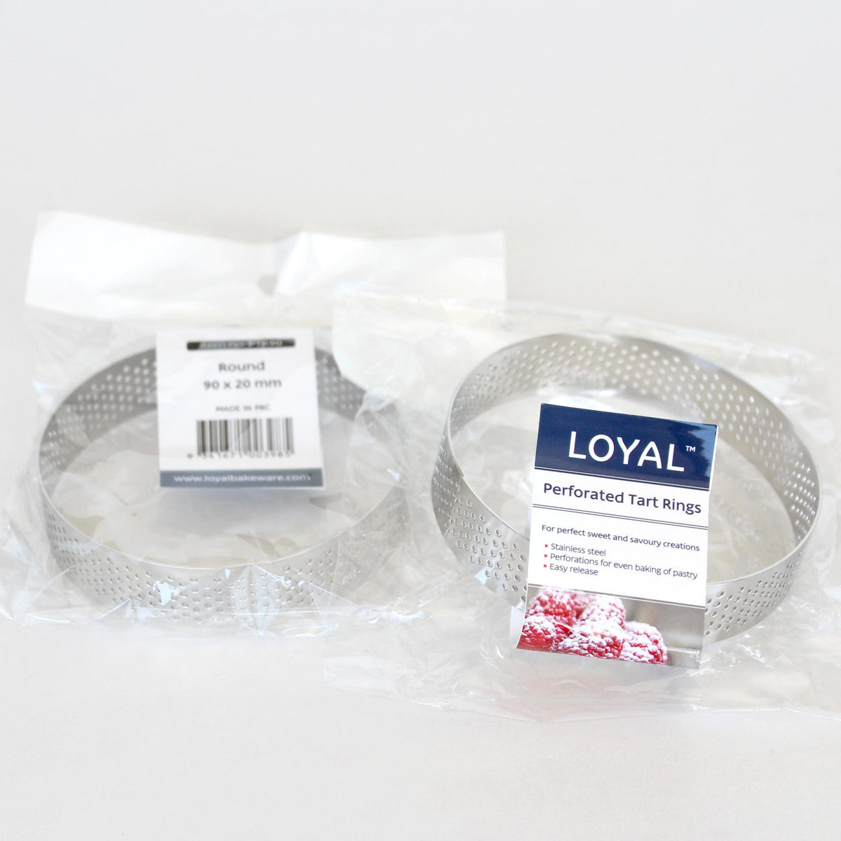 LOYAL 90mm Perforated Ring Stainless Steel
