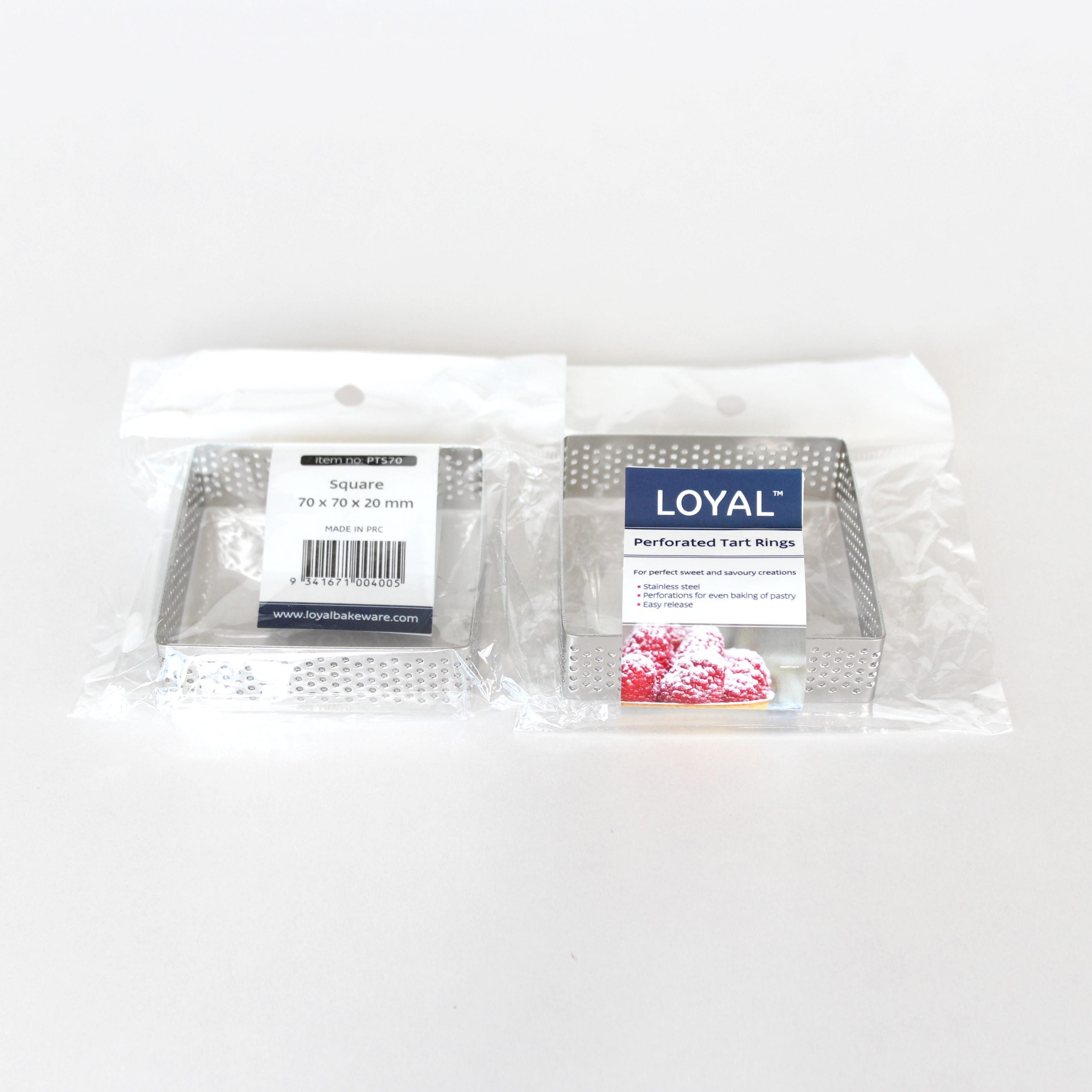 LOYAL 70mm Perforated Ring Stainless Steel