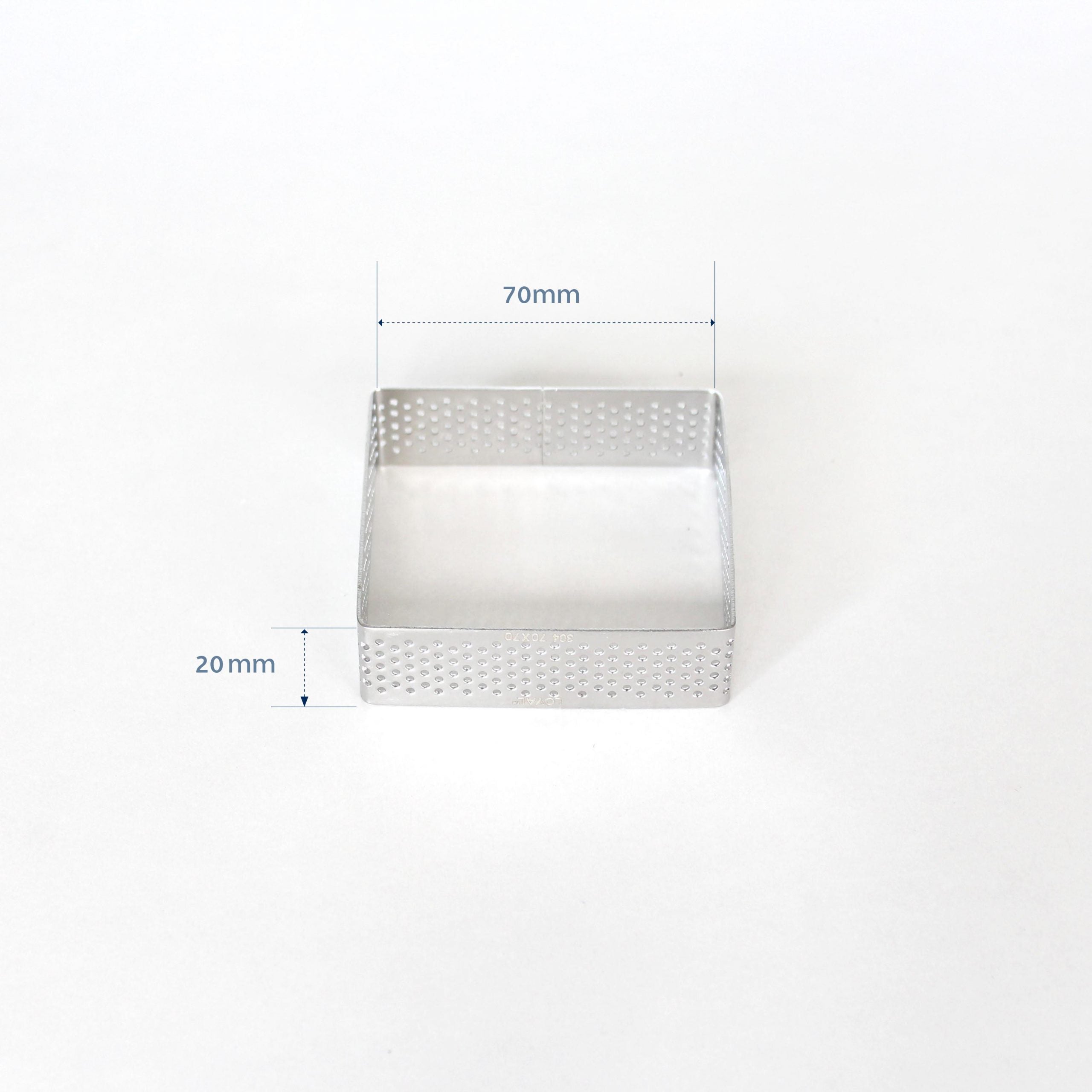 LOYAL 70mm Perforated Ring Stainless Steel
