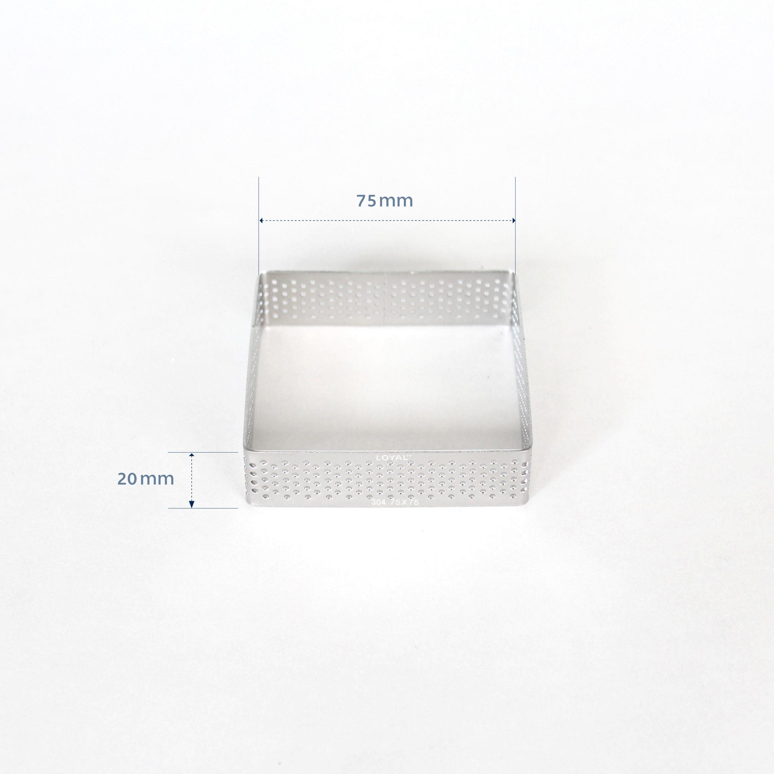 LOYAL 75mm Perforated Ring Stainless Steel