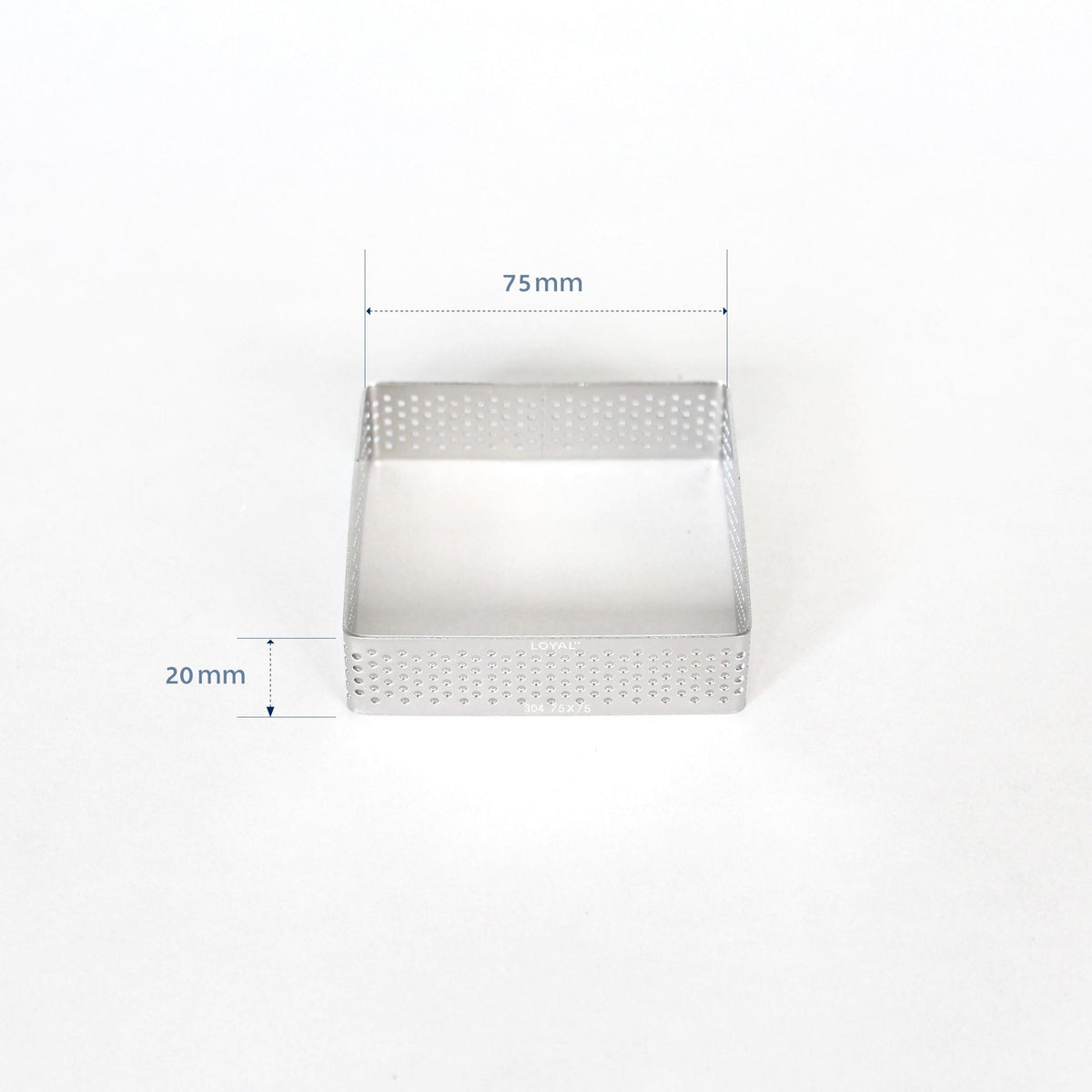 LOYAL 75mm Perforated Ring Stainless Steel