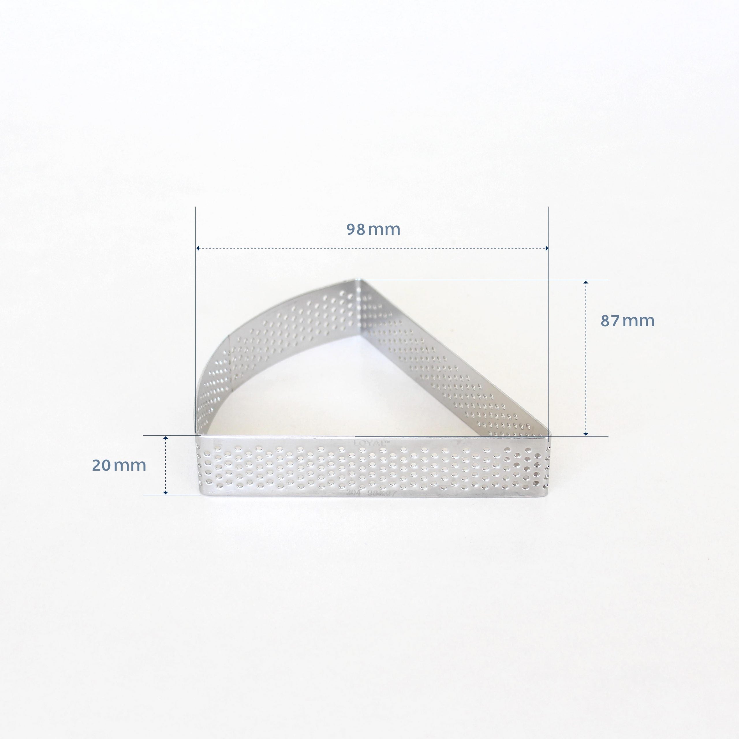 LOYAL 98mm Perforated Ring Stainless Steel
