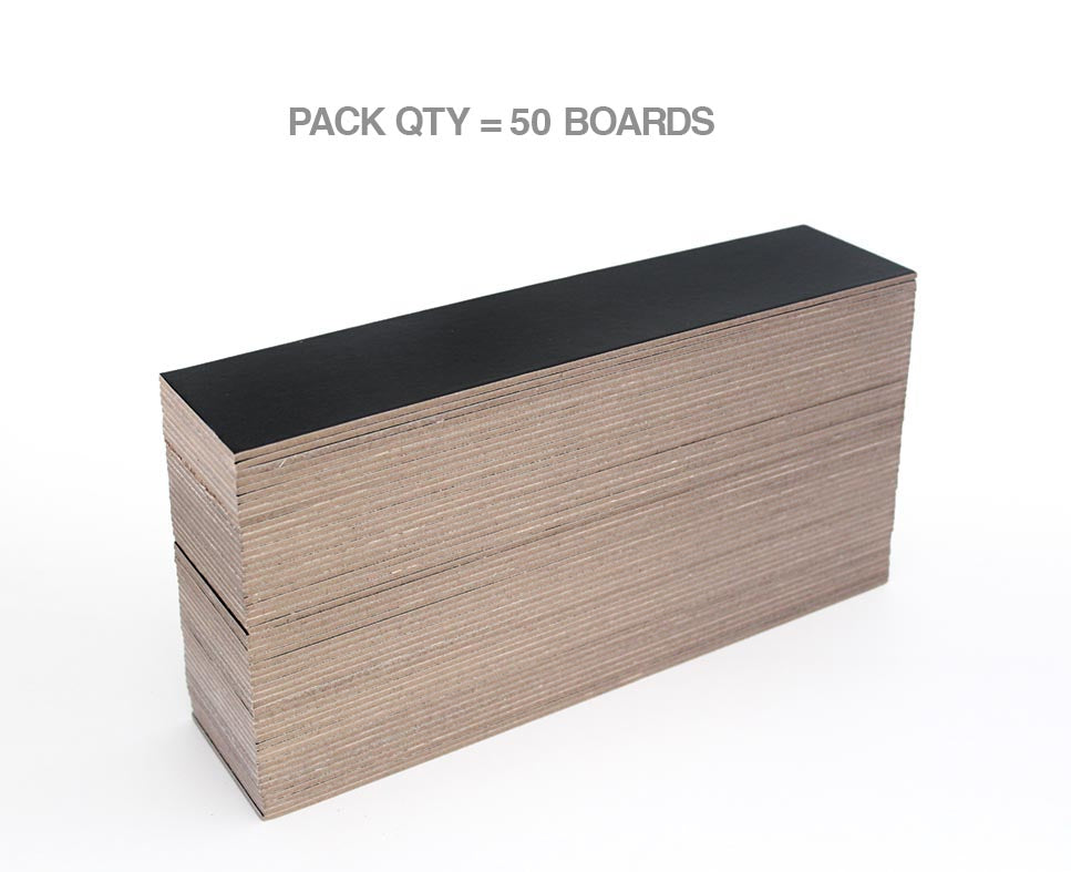 LOYAL Dessert Board Rectangle Black 3mm 280 x 65mm