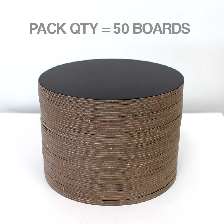 LOYAL Dessert Board Round Black 3mm 200mm