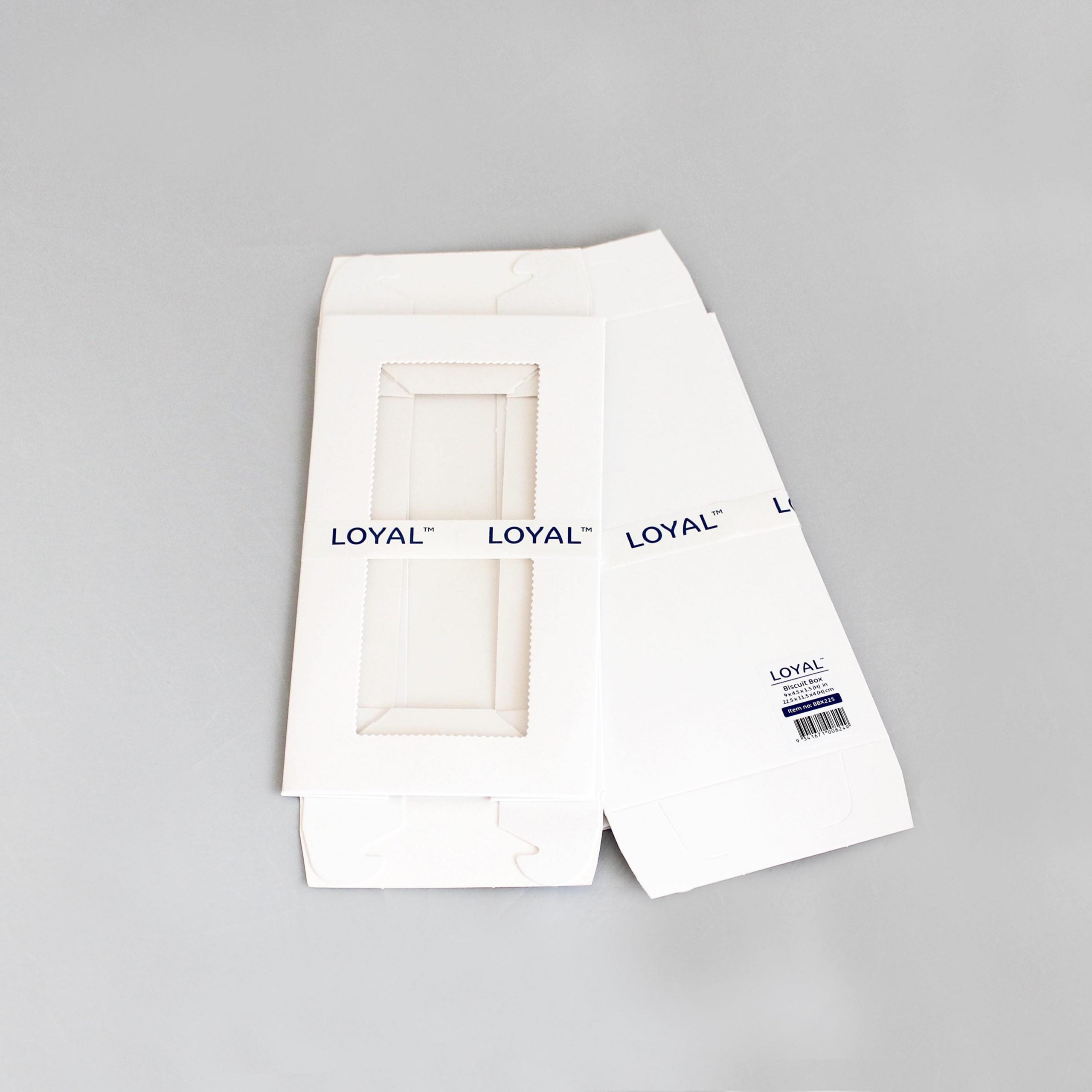 LOYAL Biscuit Box Rectangle 10x7x2(H)in