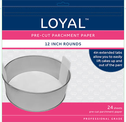 LOYAL Pre-Cut Paper Round with Tabs 300mm