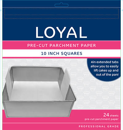 LOYAL Pre-Cut Paper Square with Tabs 250mm