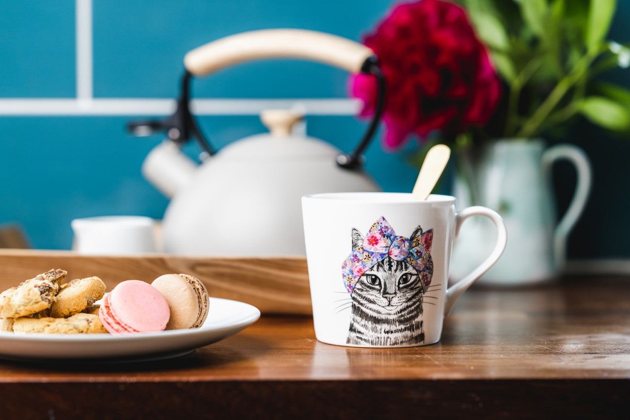 Mikasa x Tipperleyhill Fine China Mug 380ml (Cat)