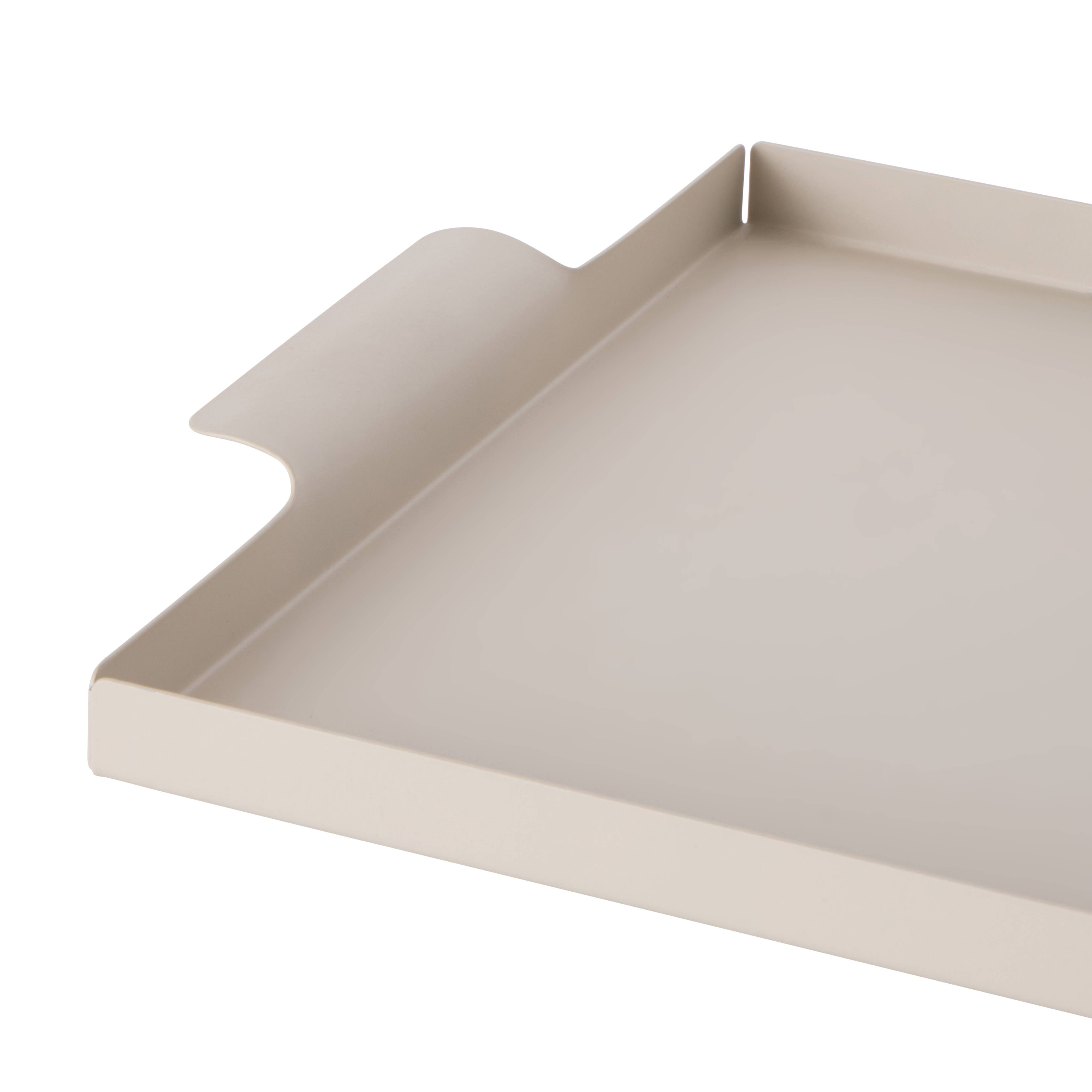Leaf & Bean Serving Tray Cream