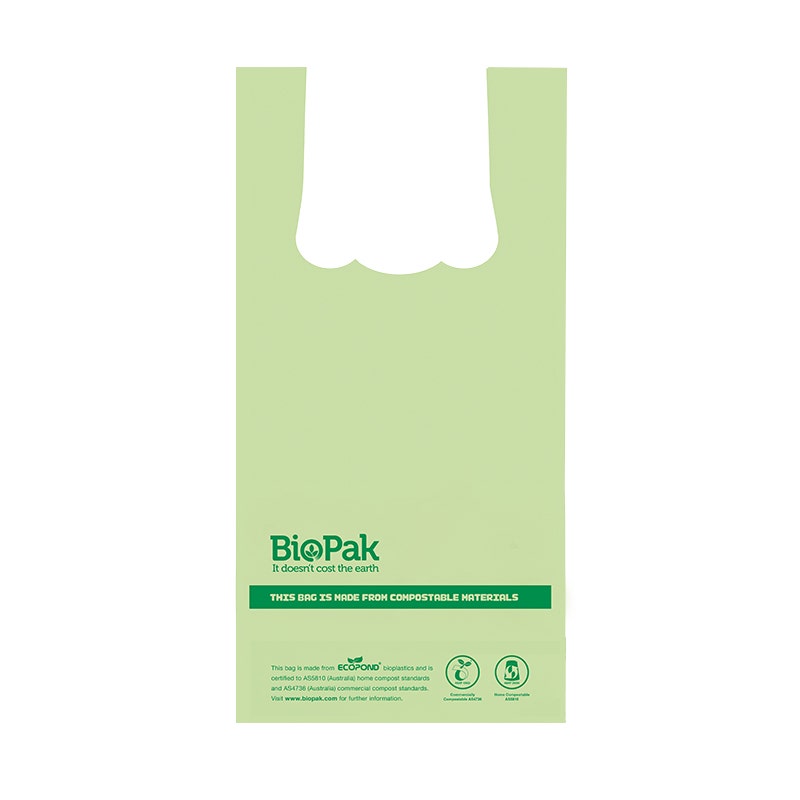 BioPak 8L Bioplastic Bags With Handle