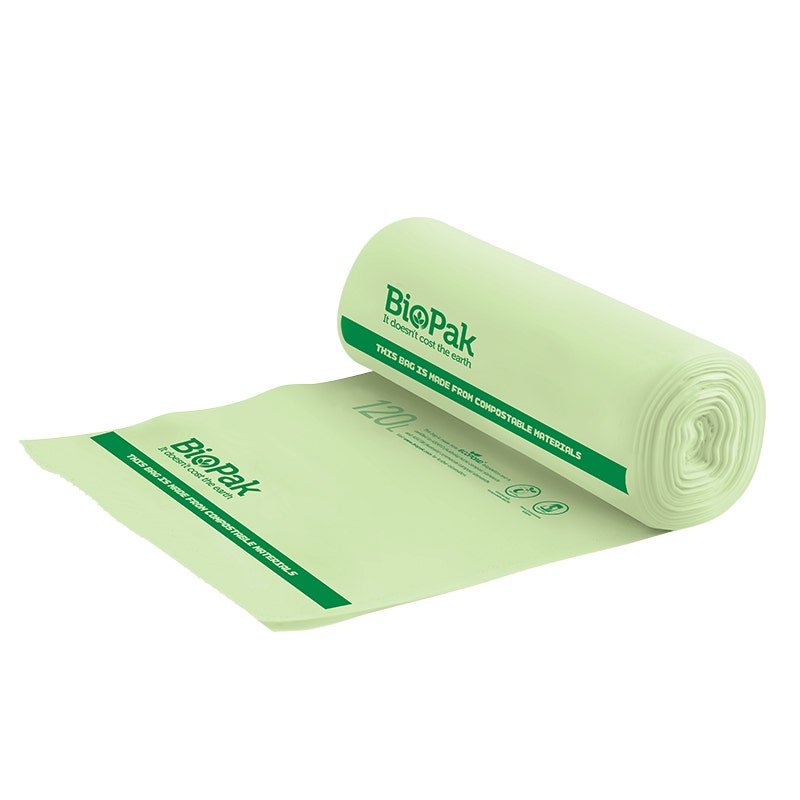 BioPak 120L Bioplastic Bag (Carton of 144)