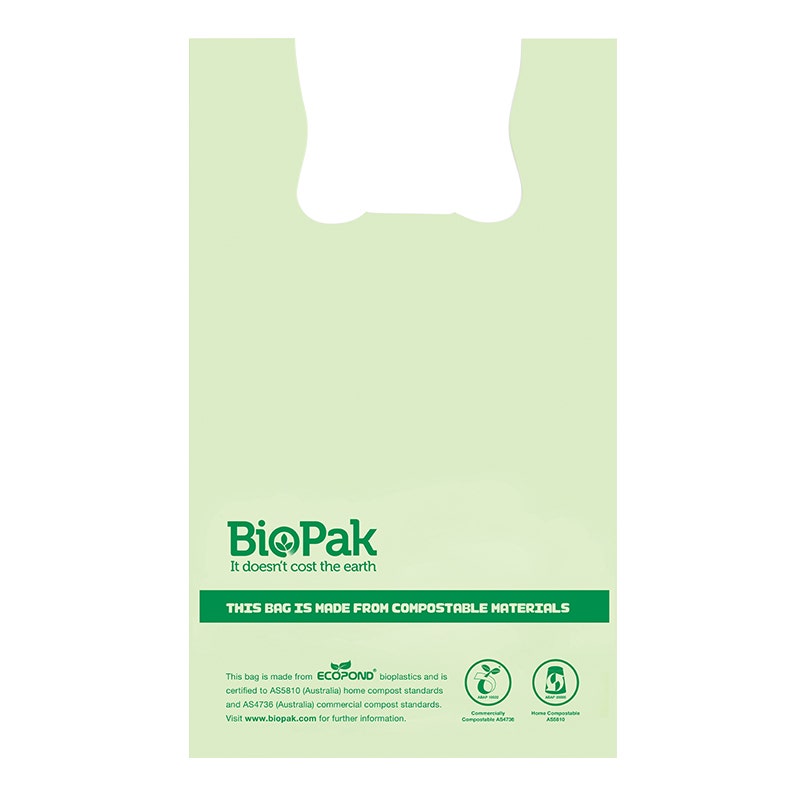 BioPak 20L Bioplastic Bags With Handle